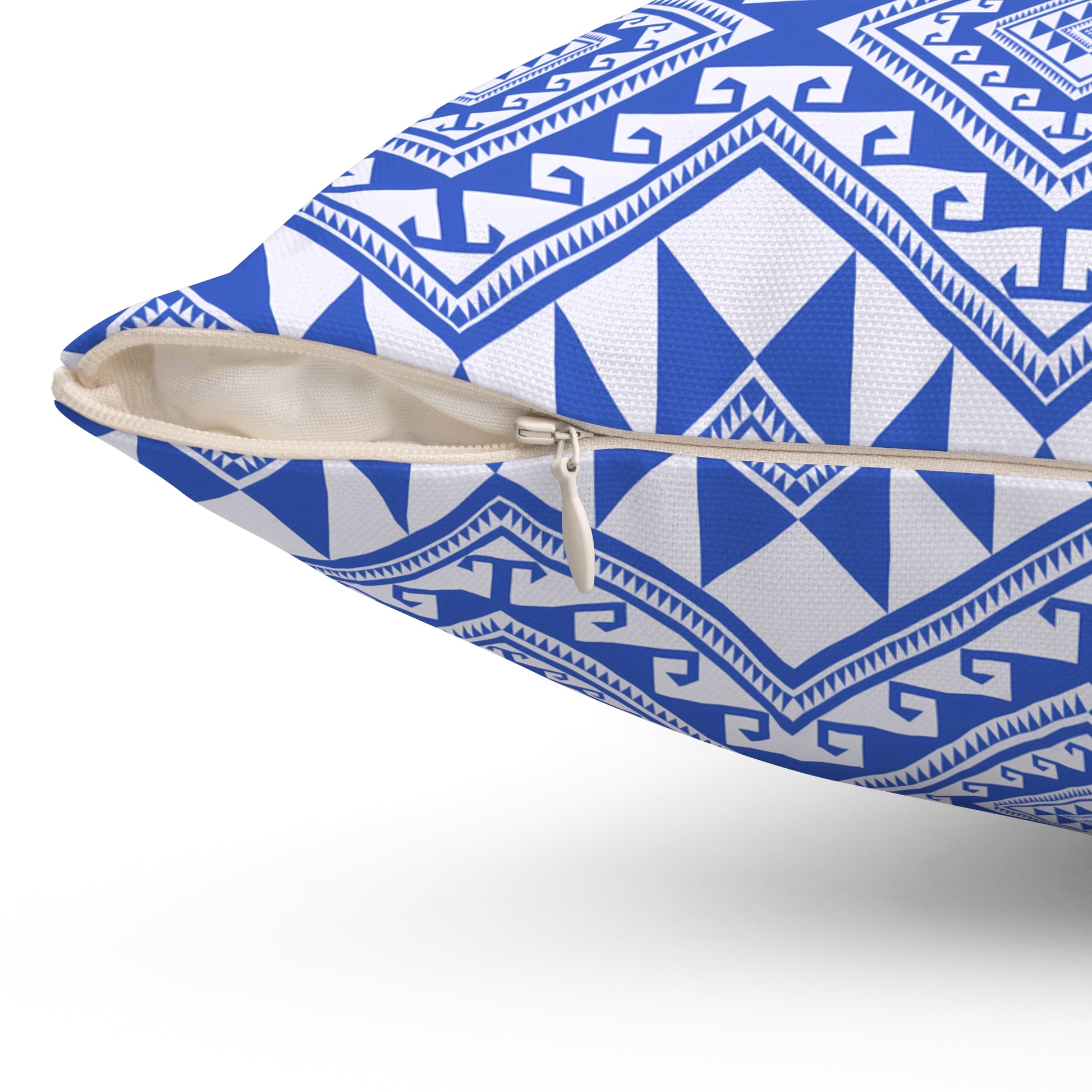 Boho Chic Square Pillow, Tribal Pattern Cushion, Decorative Throw Pillow, Couch Accent Pillow, Modern Home Decor, Southwestern Decor - LOLA VEGAS ART