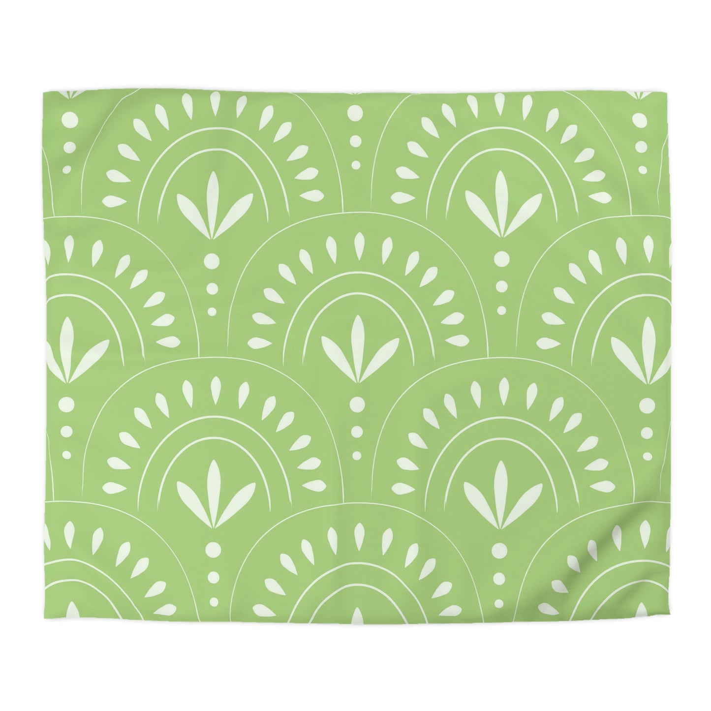 Botanical Pattern Microfiber Duvet Cover Set | Eco-Friendly Bedding for Cozy Bedrooms, Gift for Home Decor Lovers, Spring Refresh - LOLA VEGAS ART