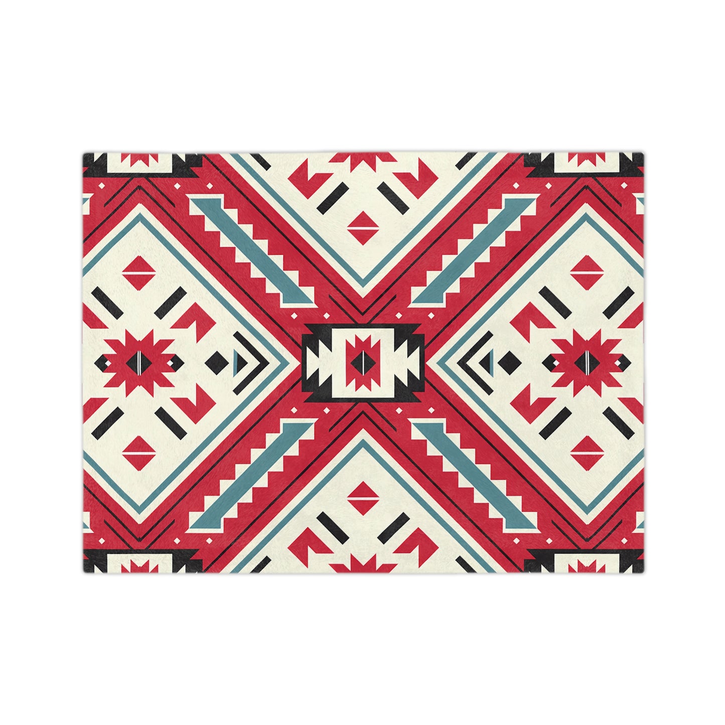 Bohemian Velvet Blanket, Cozy Throw, Southwest Decor, Gift for Her, Living Room Accessory, Festival Home Decor, Modern Art Blanket - LOLA VEGAS ART