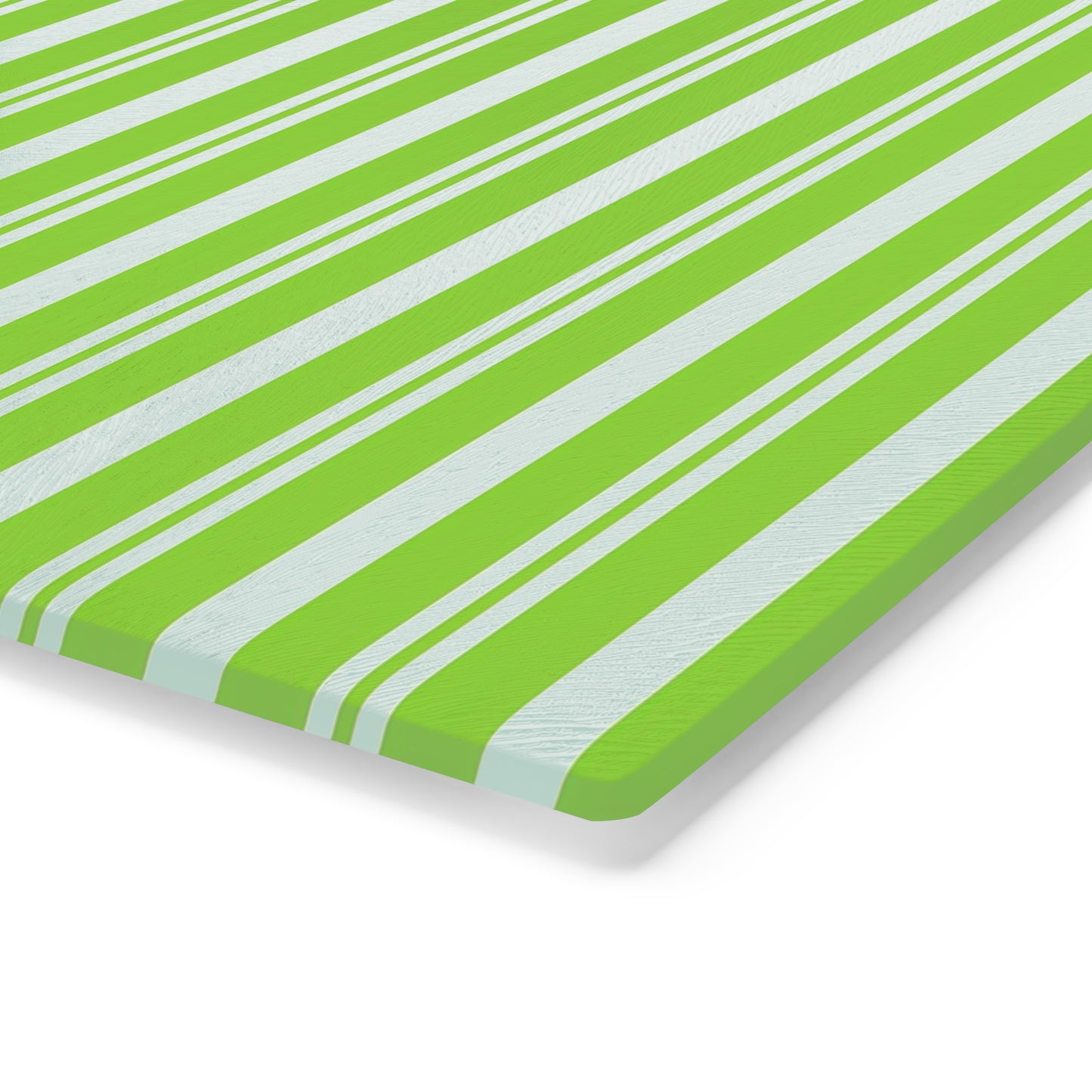Vibrant Green Striped Cutting Board | Kitchen Decor, Gift for Home Chef, Culinary Accessories, Modern Kitchen - LOLA VEGAS ART