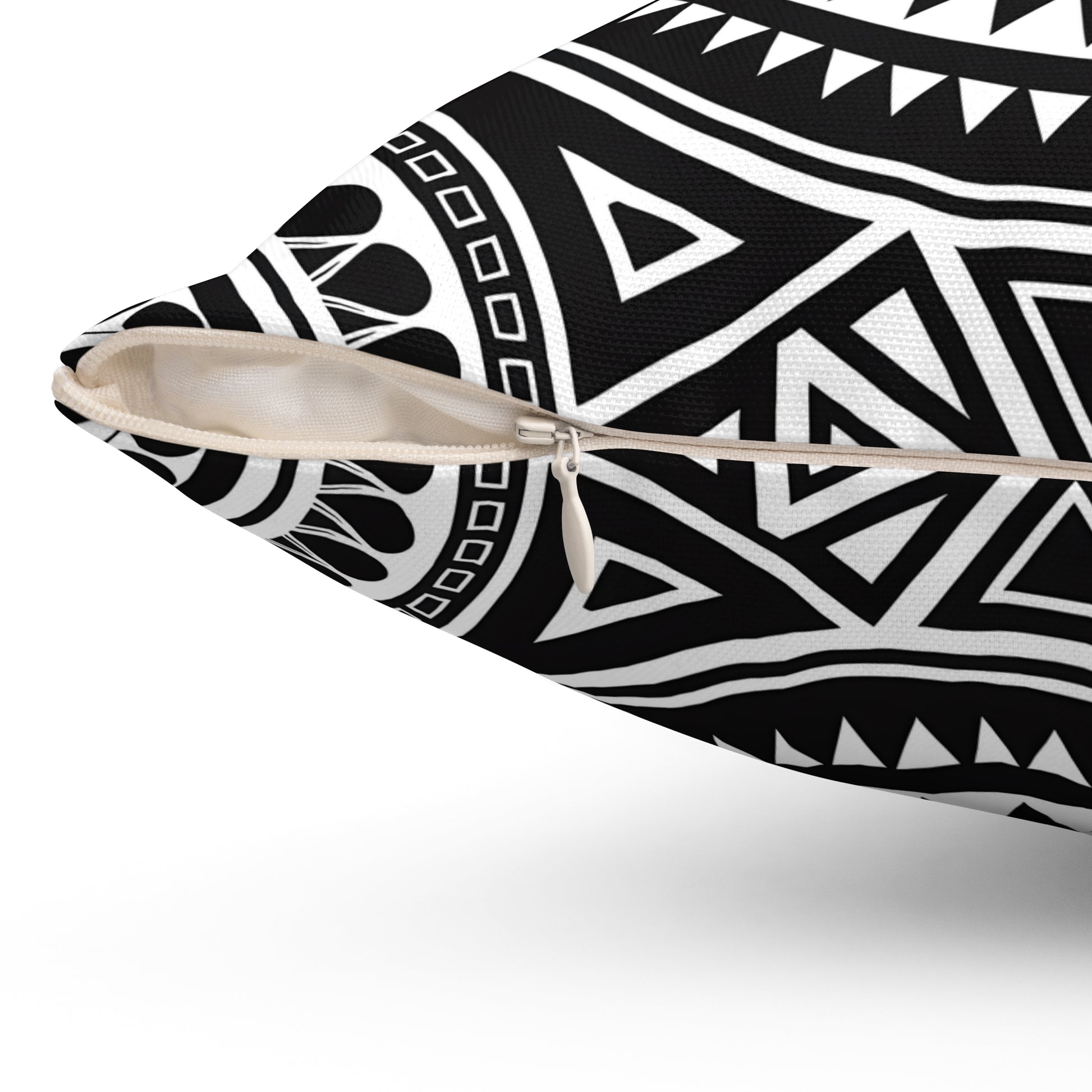 Bohemian Mandala Pillow | Modern Home Decor, Throw Pillow, Gift for Her, Cozy Living Room, Black and White Cushion - LOLA VEGAS ART