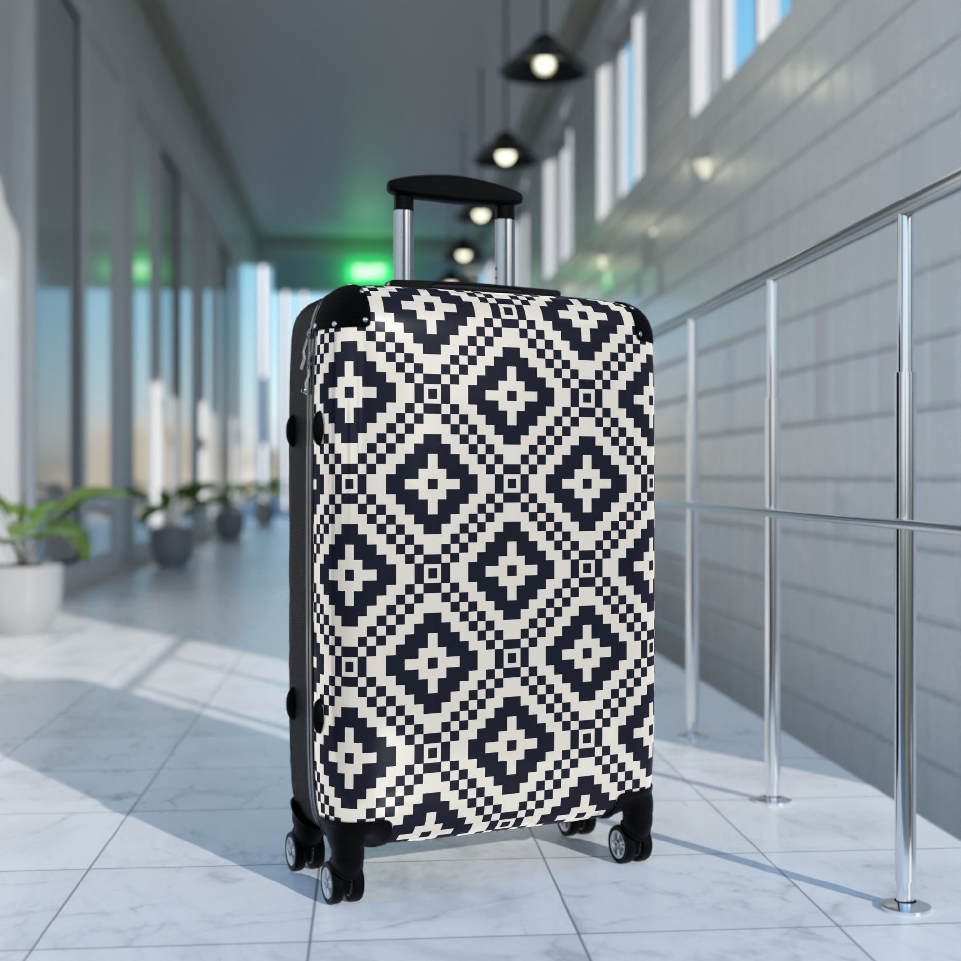 Stylish Travel Suitcase - Trendy Luggage for Adventure Lovers, Perfect for Travel, Holidays, Designs for Wanderers, Jetsetter Gift - LOLA VEGAS ART