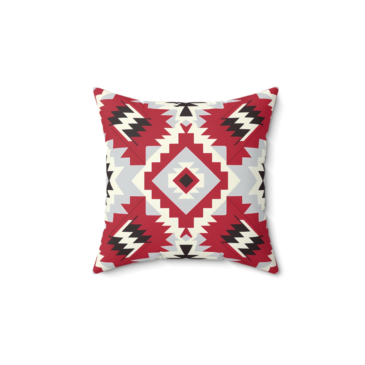 Tribal Print Decorative Pillow | Cozy Home Accent | Boho Style Cushion | Gift for Housewarming | Native American Design, Throw Pillow, - LOLA VEGAS ART