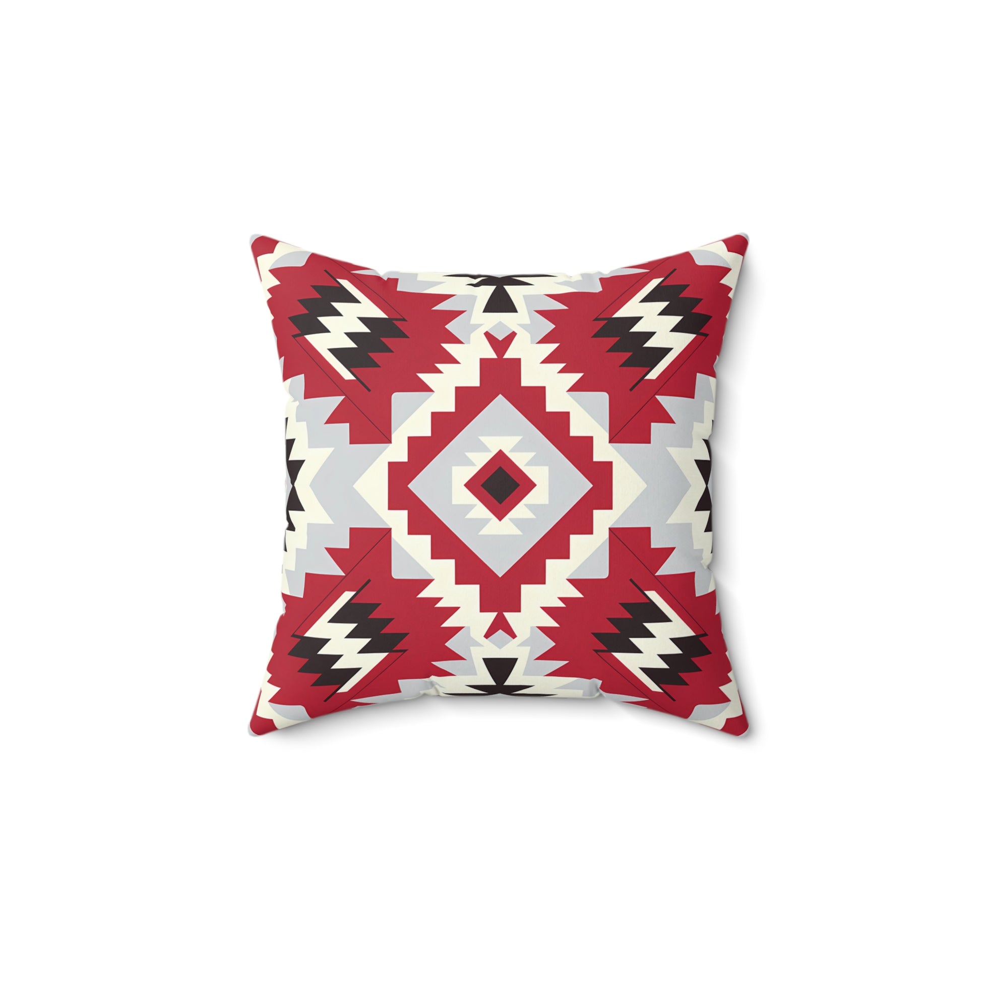 Tribal Print Decorative Pillow | Cozy Home Accent | Boho Style Cushion | Gift for Housewarming | Native American Design, Throw Pillow, - LOLA VEGAS ART