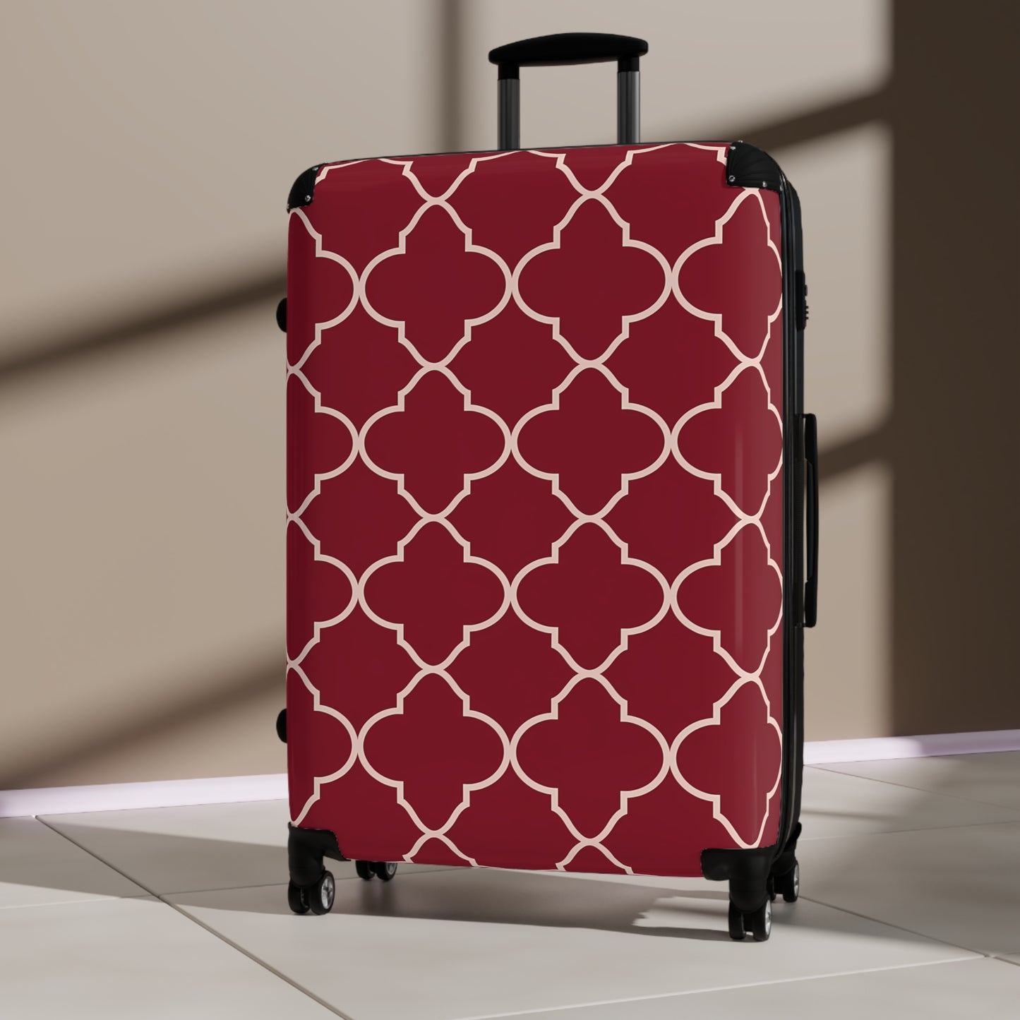 Stylish Travel Suitcase - Chic Luggage for Jetsetters, Unique Travel Accessory, Modern Suitcase, Designer Luggage, Vacation Must-Have - LOLA VEGAS ART