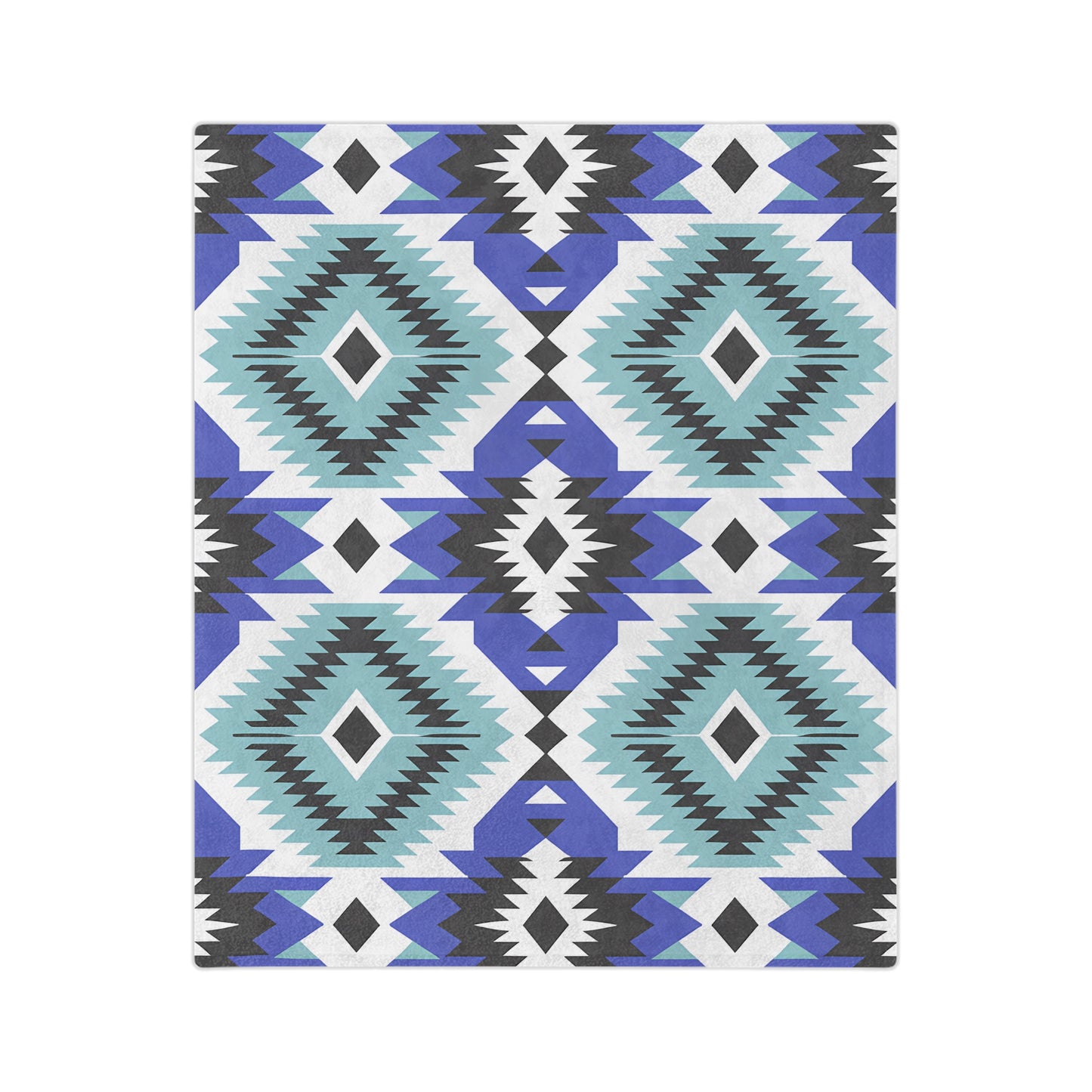 Bohemian Velveteen Microfiber Blanket - Cozy Tribal Pattern Throw, Ideal for Home Decor, Camping, Picnics, and Gifts - LOLA VEGAS ART