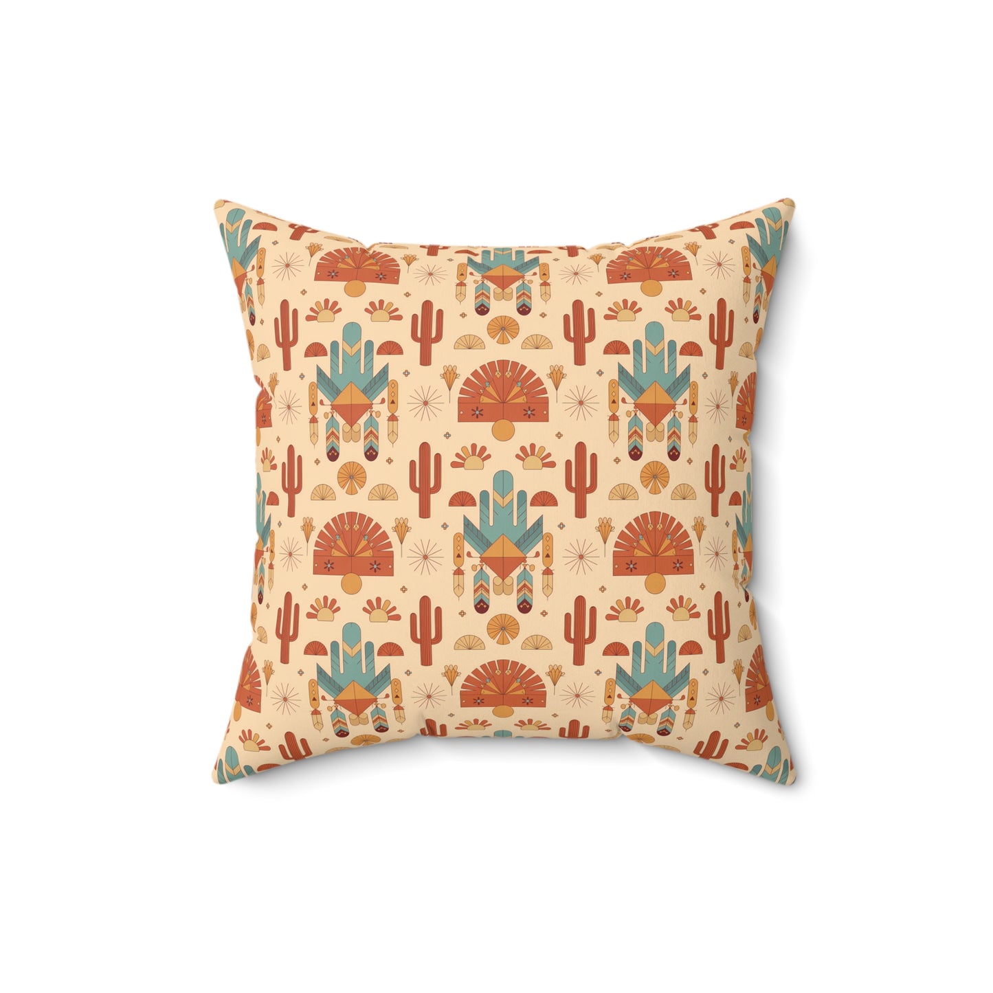 Desert Vibes Throw Pillow, Southwestern Decor, Bohemian Home Accent, Gift for Nature Lovers, Cozy Living Room Accessory, Unique Housewarming - LOLA VEGAS ART