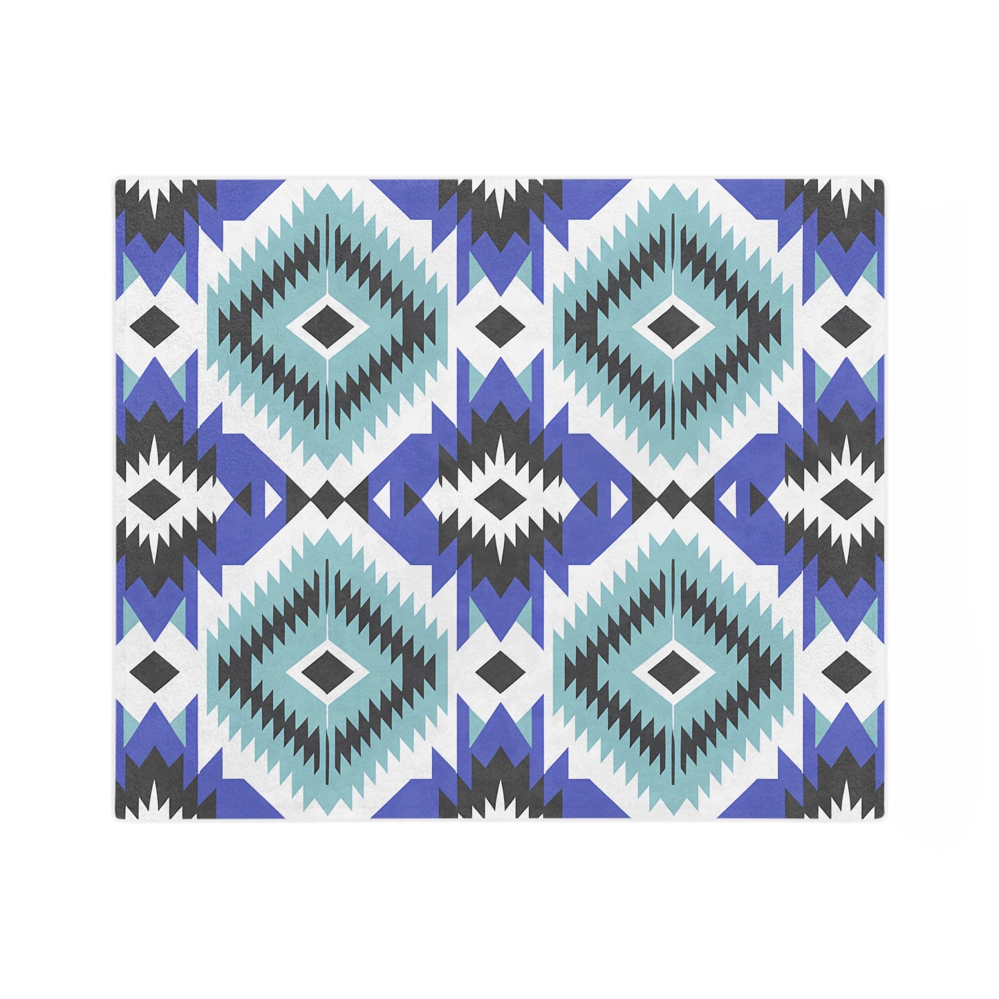Bohemian Velveteen Microfiber Blanket - Cozy Tribal Pattern Throw, Ideal for Home Decor, Camping, Picnics, and Gifts - LOLA VEGAS ART