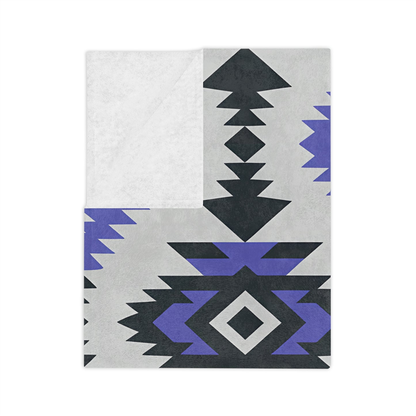 Bohemian Velveteen Microfiber Blanket, Cozy Throw, Soft Bedding, Aztec Pattern, Gift for Home, Modern Decor, Warm Blanket - LOLA VEGAS ART