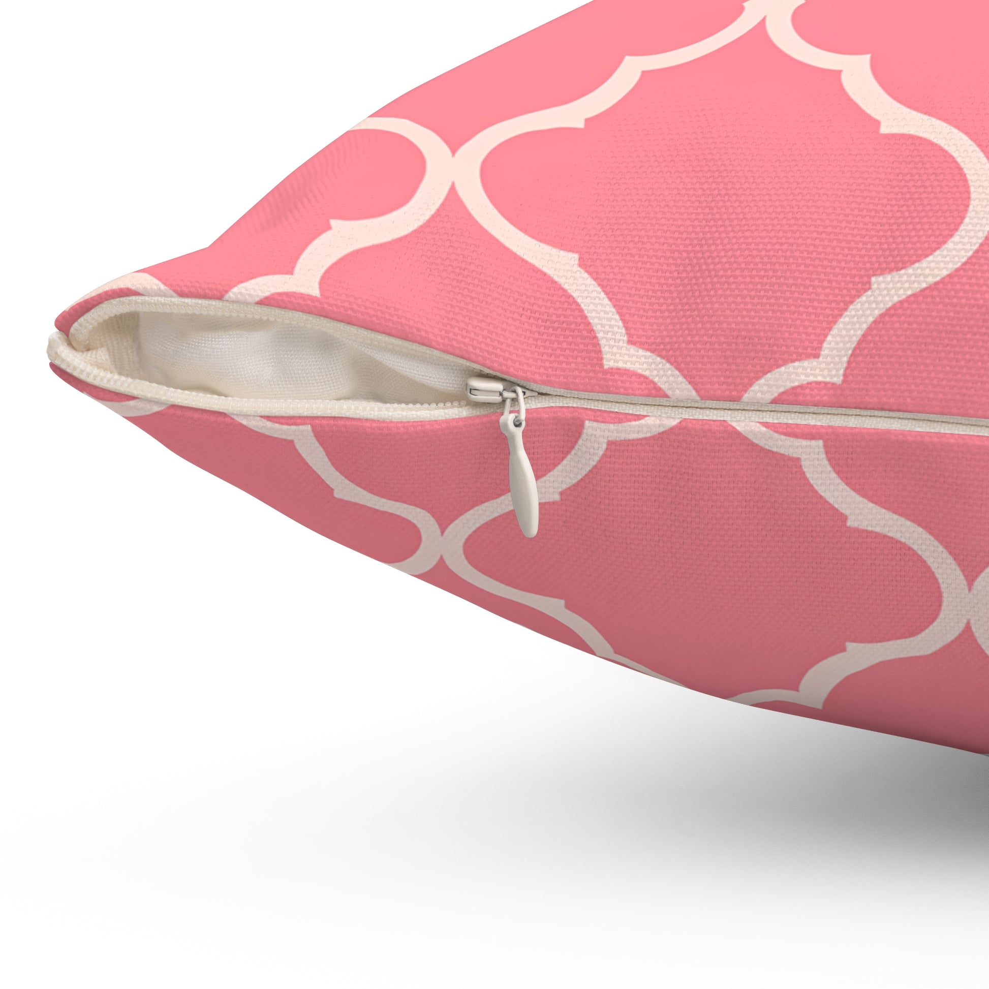 Chic Geometric Pink Throw Pillow, Home Decor, Gift for Her, Couch Cushion, Living Room Accent, Wedding Decoration, Stylish Pillow - LOLA VEGAS ART