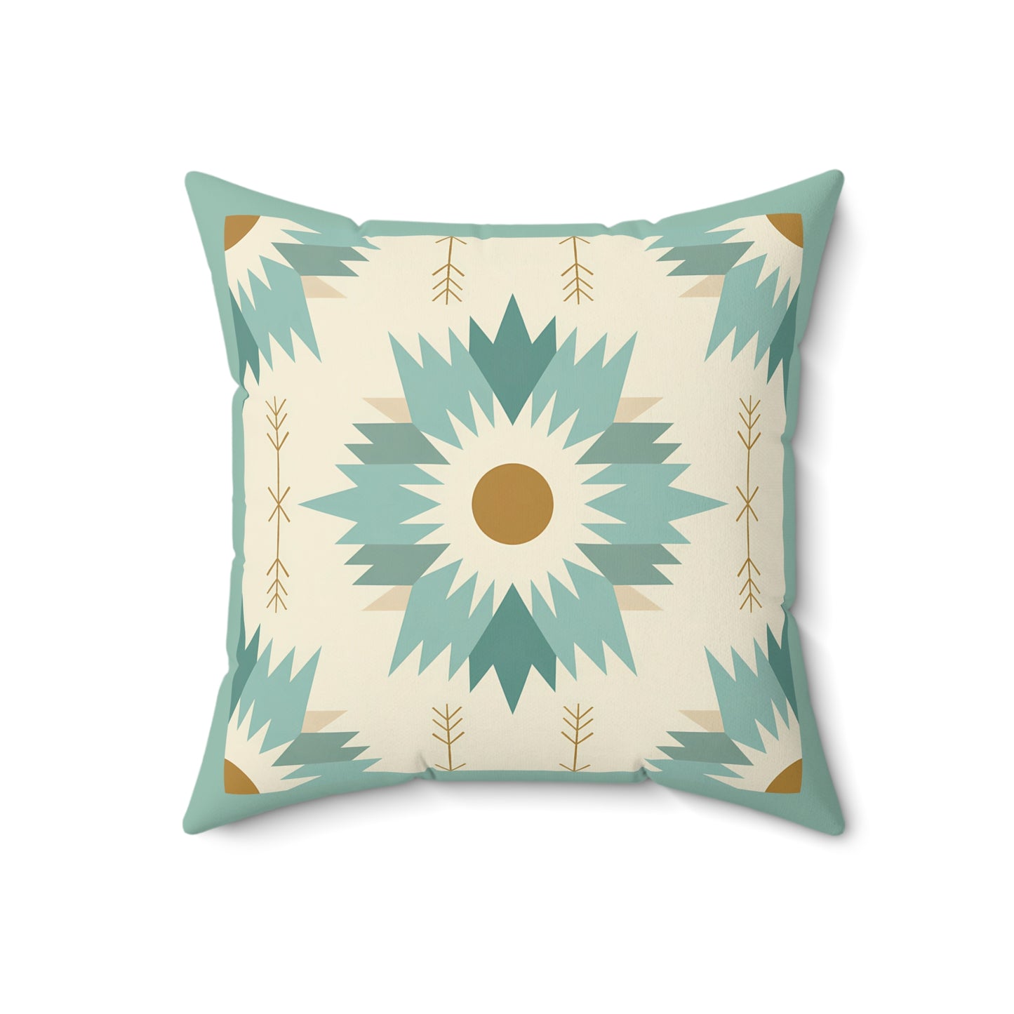 Boho-Inspired Spun Polyester Square Pillow, Cozy Home Decor, Throw Pillow, Living Room Accent, Modern Bohemian, Gift Idea - LOLA VEGAS ART