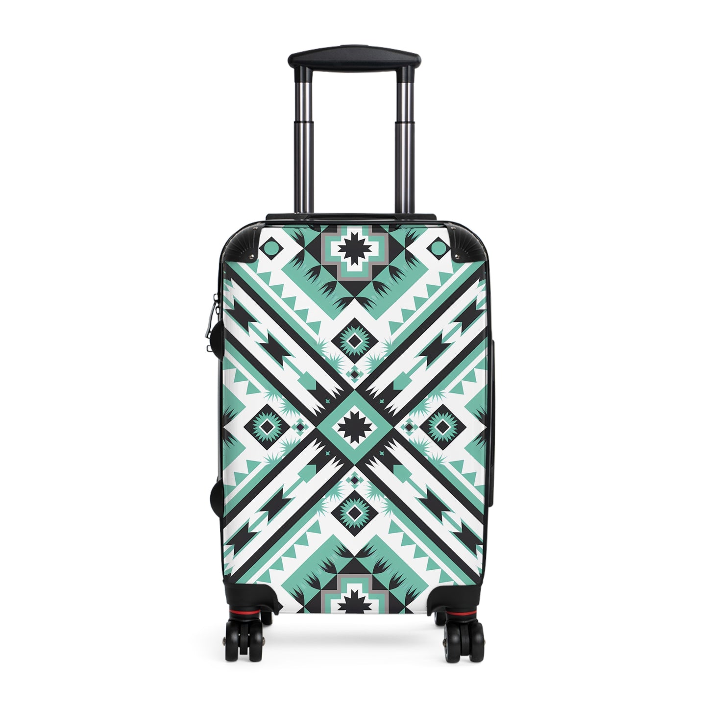 Geometric Travel Suitcase - Stylish Luggage for Adventure Seekers, Unique Patterned Carry-On, Trendy Travel Gear, Vacation Accessory, - LOLA VEGAS ART