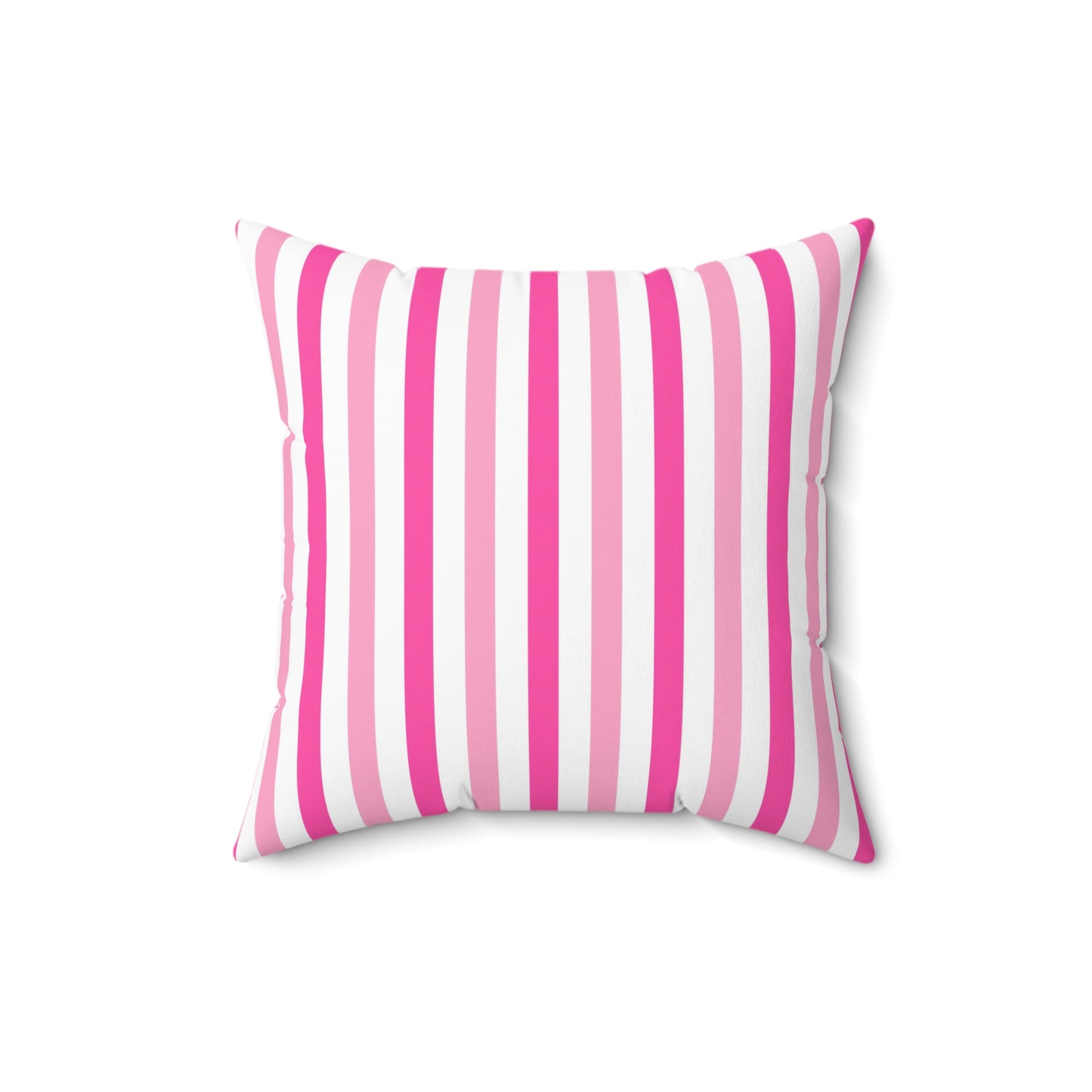 Pink Stripe Decorative Pillow, Living Room Cushion, Throw Pillow, Home Decor, Gift for Her, Birthday Present, Feminine Throw Pillow - LOLA VEGAS ART