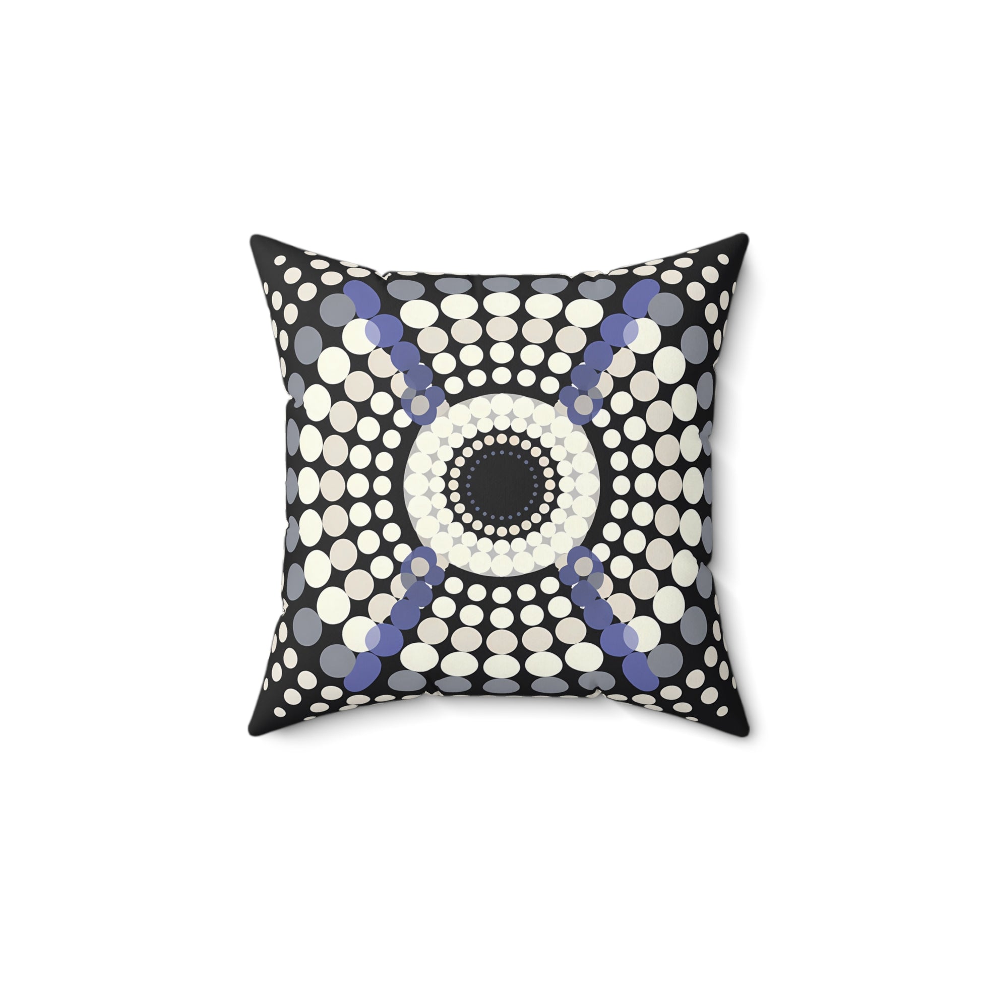 Black, White and Purple Geometric Decor Pillow, Modern Throw Pillow for Home, Stylish Cushion, Unique Gift Idea, Abstract Pillow Cover - LOLA VEGAS ART