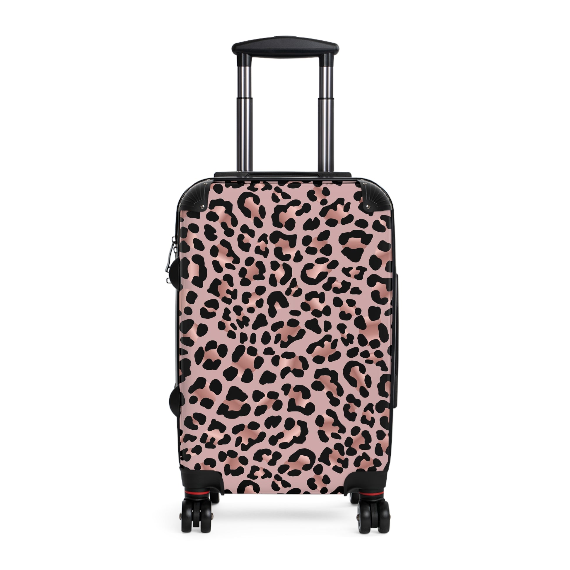 Suitcase, Luggage, Travel Bag, Suitcase for Women, Leopard Print Suitcase, Pink and Black Luggage, Glam Traveler Gift, Luxury Suitcase, - LOLA VEGAS ART