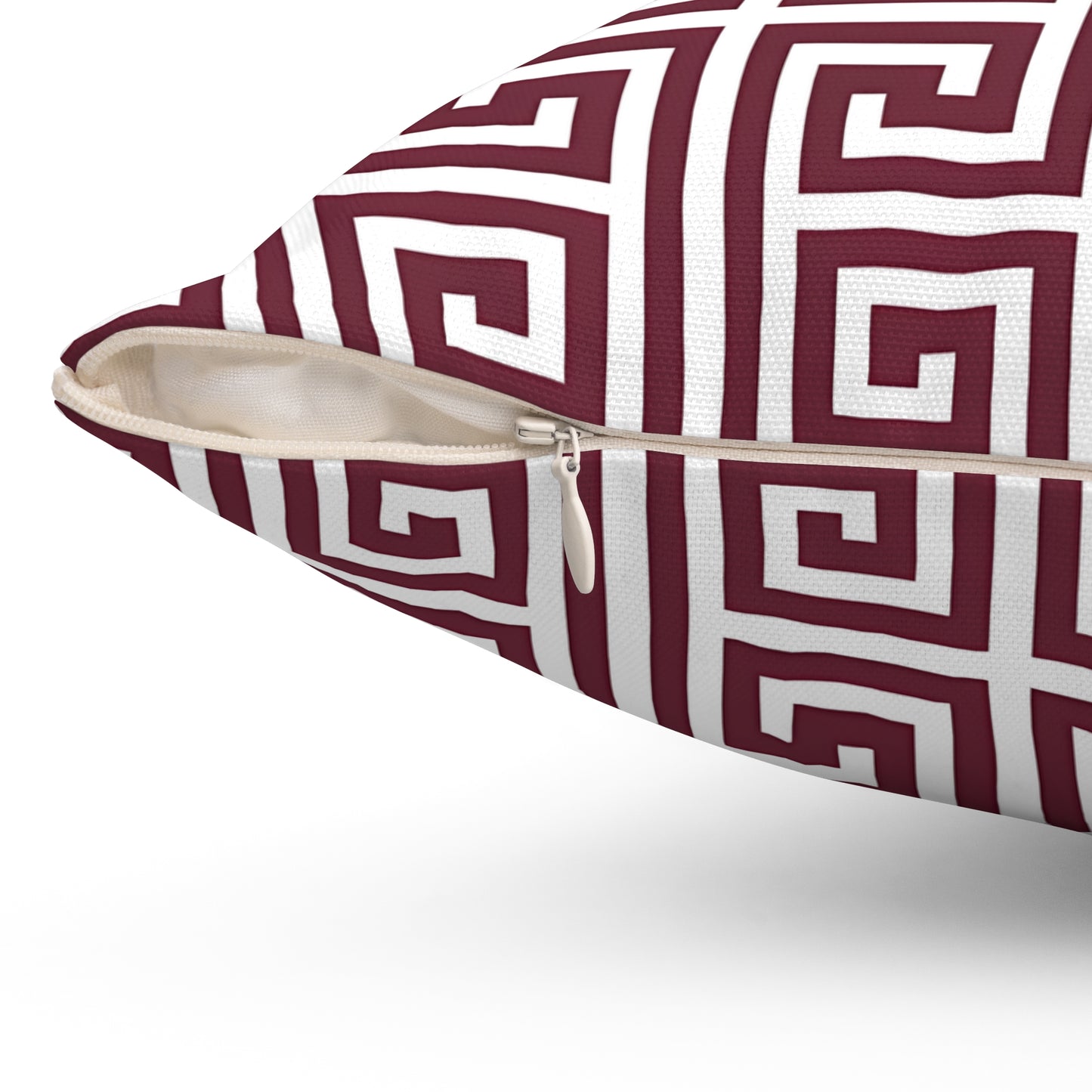 Burgundy Stylish Geometric Throw Pillow for Cozy Living Spaces, Home Decor, Couch Cushion, Modern Accent Pillow, Gift Idea