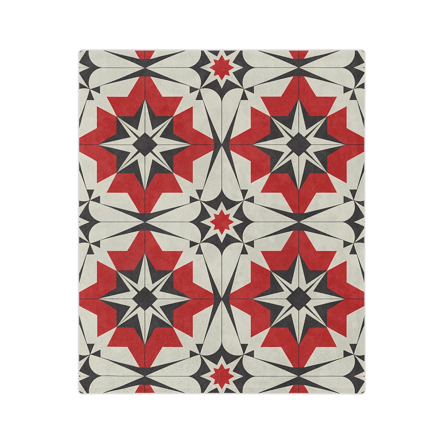 Geometric Pattern Velveteen Blanket, Cozy Home Decor, Perfect for Holidays, Gift for Friends or Family, Modern Throw - LOLA VEGAS ART