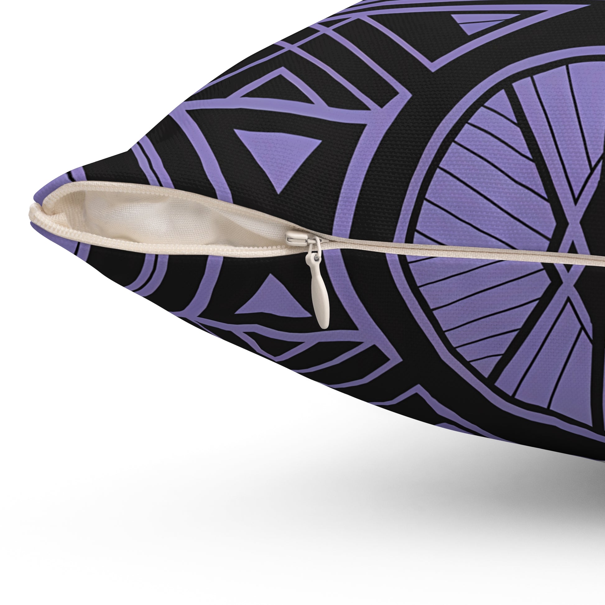 Geometric Purple Accent Pillow | Modern Home Decor, Throw Pillow, Cozy Living Room, Housewarming Gift, Boho Accessories - LOLA VEGAS ART