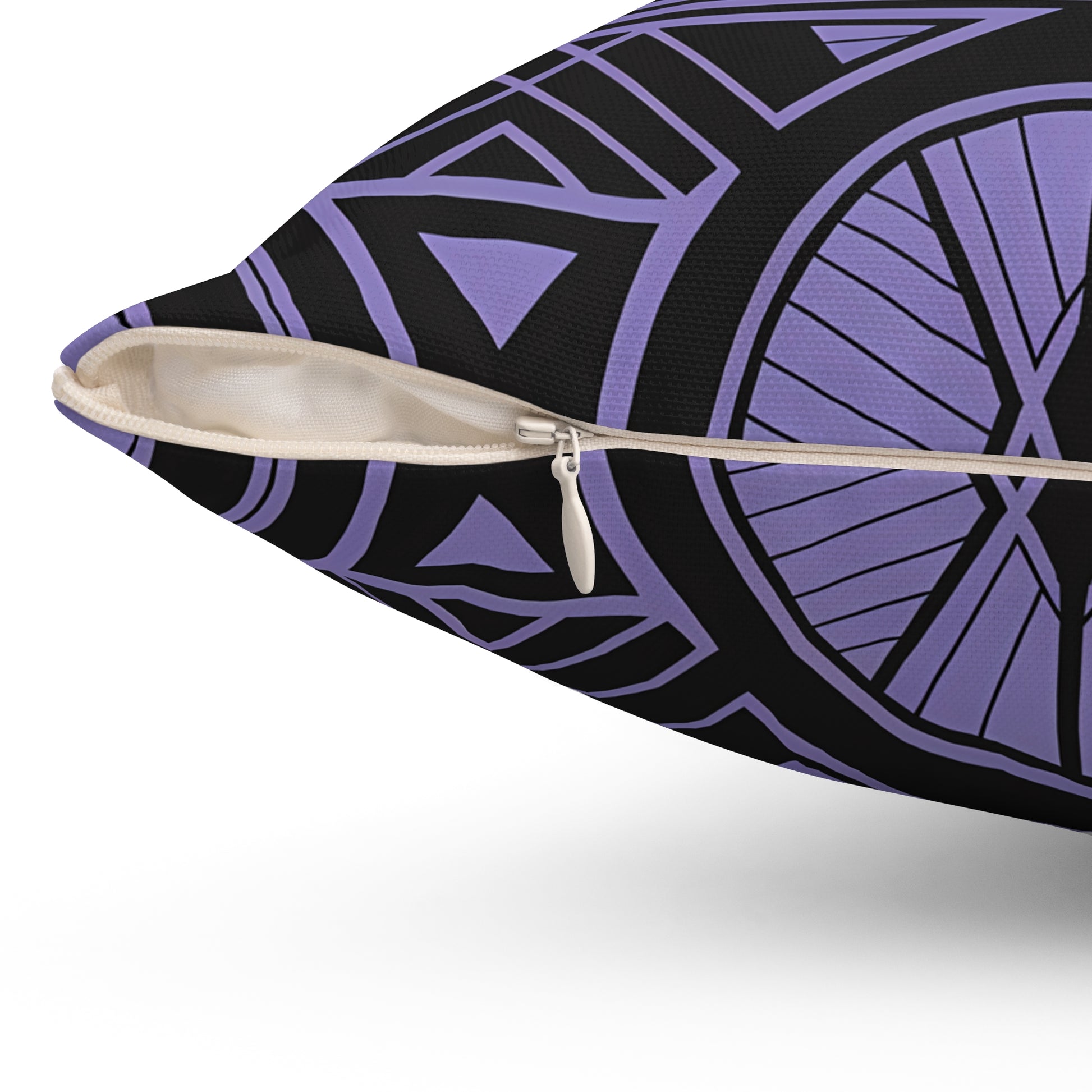 Geometric Purple Accent Pillow | Modern Home Decor, Throw Pillow, Cozy Living Room, Housewarming Gift, Boho Accessories - LOLA VEGAS ART