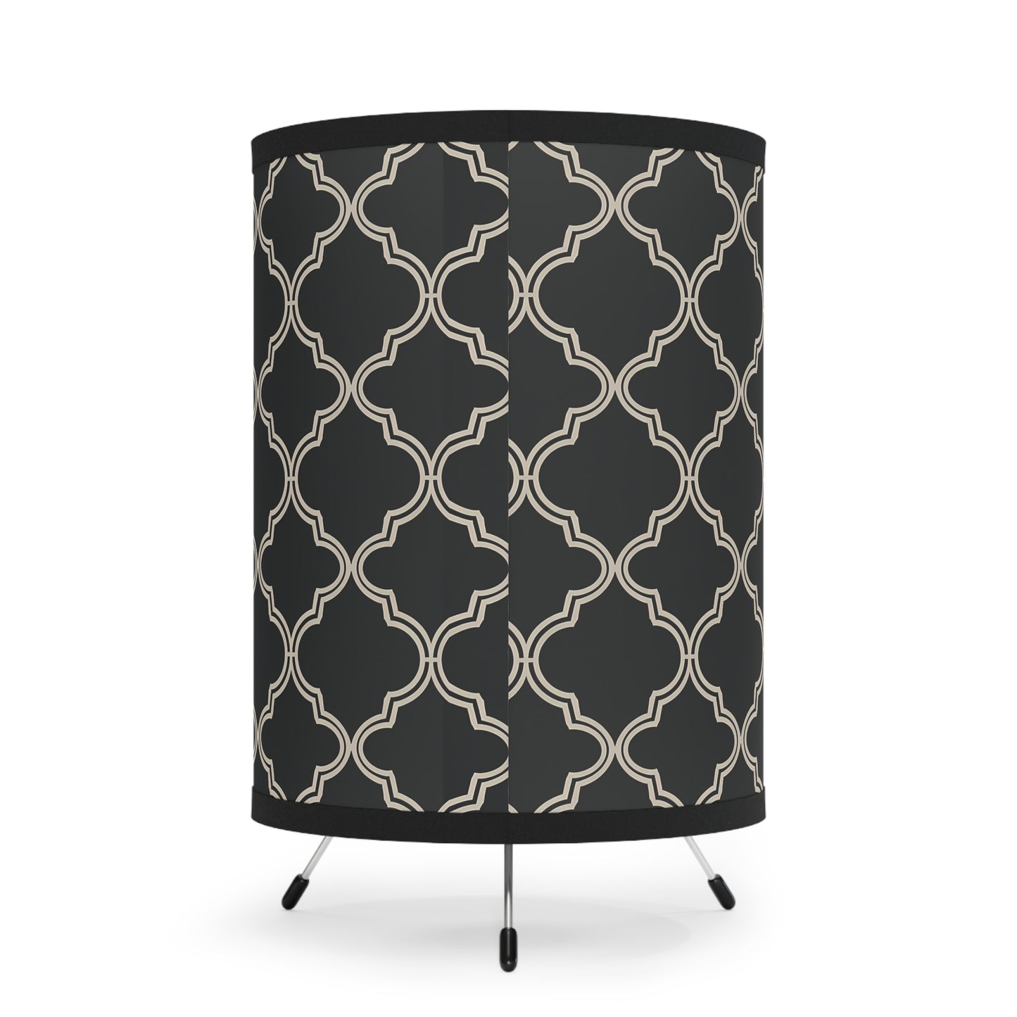 Modern Tripod Lamp with Patterned Shade, Home Lighting, Elegant Decor, Moroccan Style Lamp, Living Room, Bedroom, Gift Idea - LOLA VEGAS ART