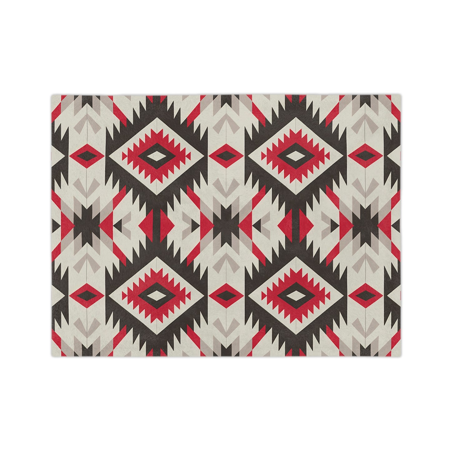 Boho Chic Velveteen Microfiber Blanket, Cozy Tribal Throw Blanket for Home Decor, Warm Gift for Holidays, Camping, Picnics, Home - LOLA VEGAS ART