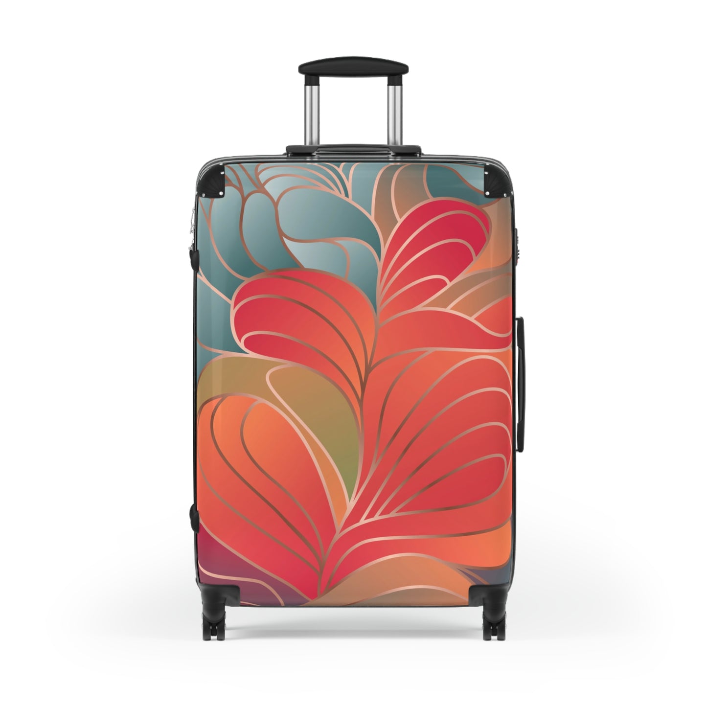 Bohemian Patterned Suitcase, Trendy Luggage for Travel Lovers, Unique Bag for Vacations, Stylish Carry-On for Adventurers, Fun Gift for - LOLA VEGAS ART