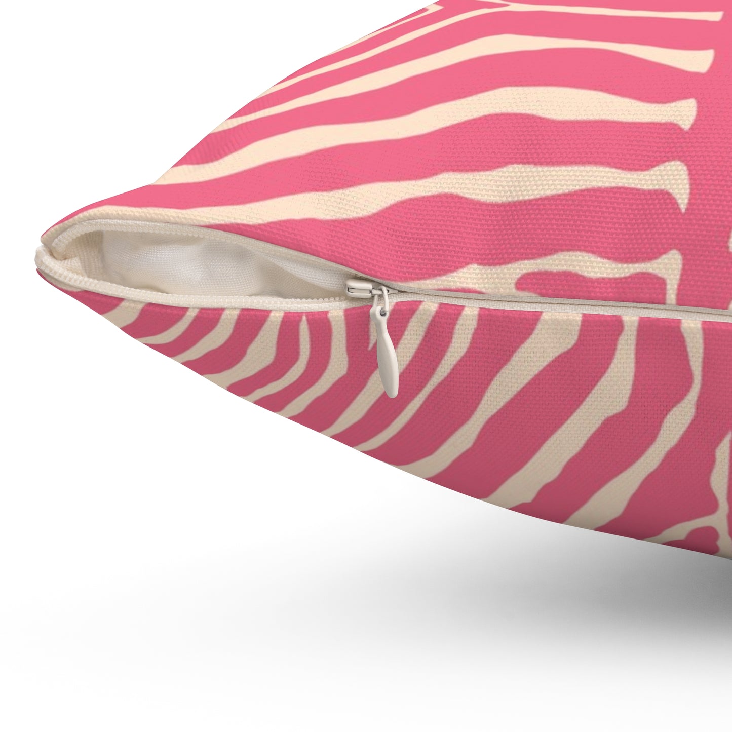 Chic Pink Zebra Print Pillow, Throw Pillow, Home Decor, Modern Bedroom Accent, Gift for Animal Lovers, Summer Vibes