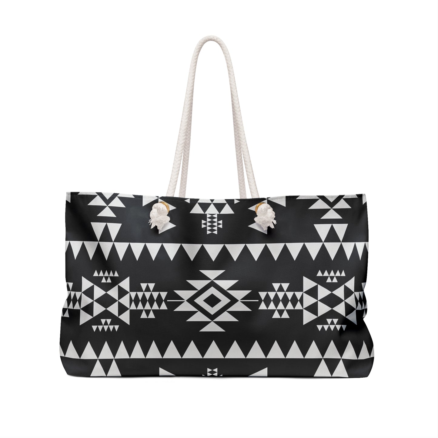 Stylish Weekender Bag | Boho Travel Tote | Tribal Print Carryall | Beach, Gym, Overnight Bag | Gift for Her, Vacation Essentials, Adventurer - LOLA VEGAS ART