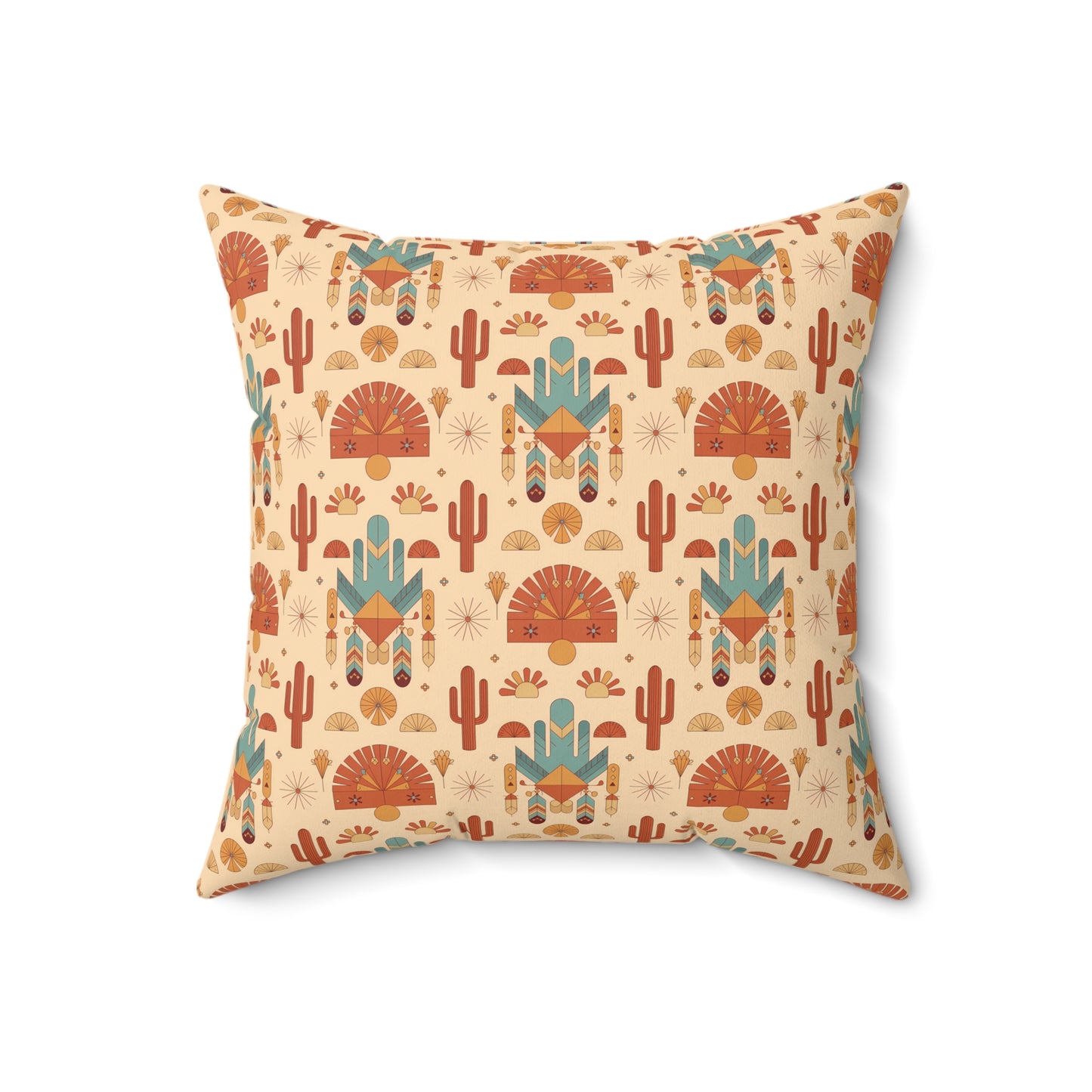 Desert Vibes Throw Pillow, Southwestern Decor, Bohemian Home Accent, Gift for Nature Lovers, Cozy Living Room Accessory, Unique Housewarming - LOLA VEGAS ART