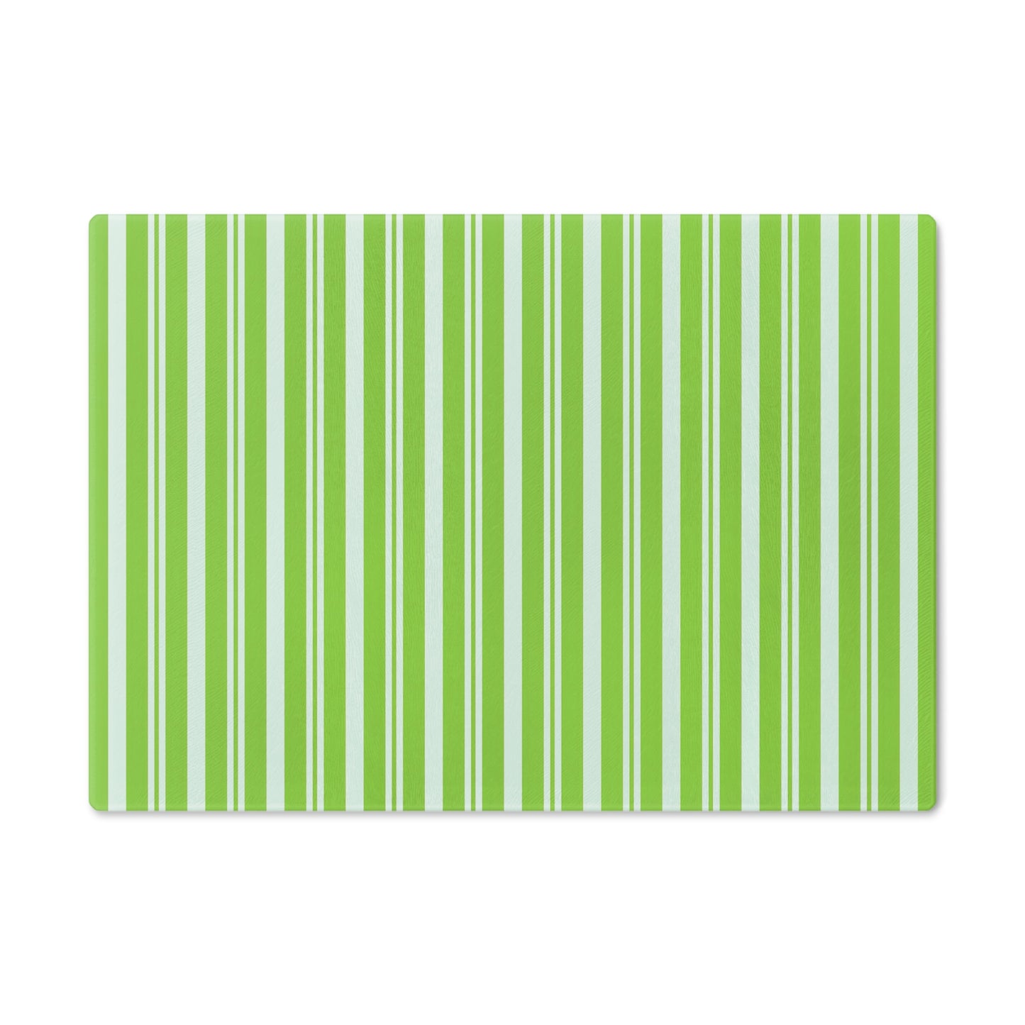 Vibrant Green Striped Cutting Board | Kitchen Decor, Gift for Home Chef, Culinary Accessories, Modern Kitchen - LOLA VEGAS ART