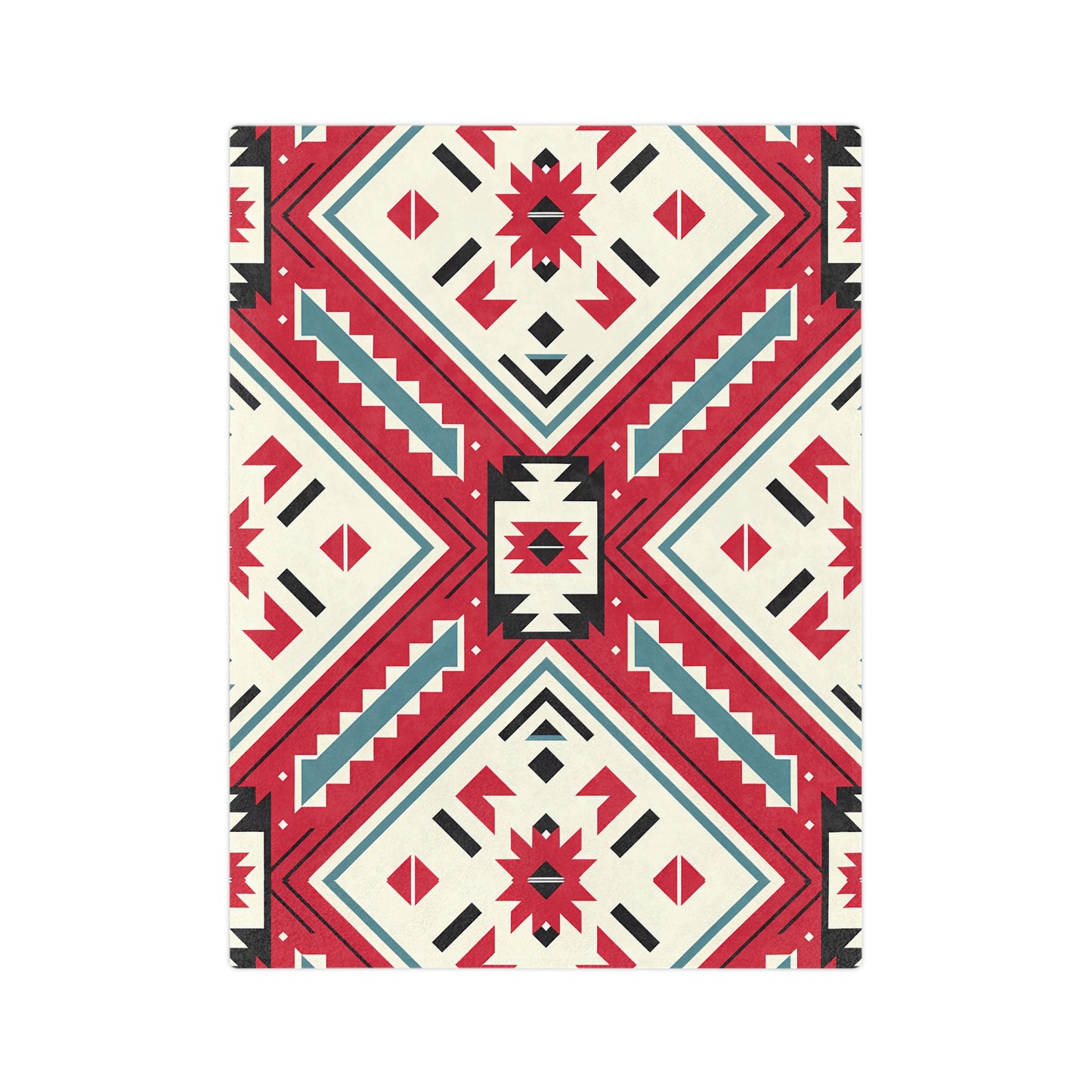 Bohemian Velvet Blanket, Cozy Throw, Southwest Decor, Gift for Her, Living Room Accessory, Festival Home Decor, Modern Art Blanket - LOLA VEGAS ART