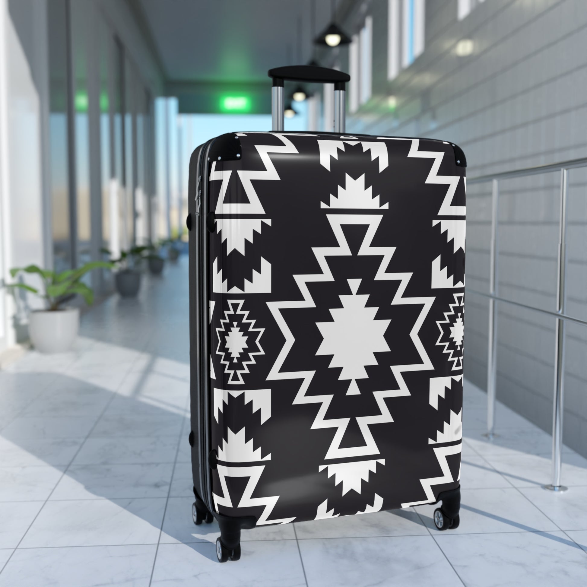 Trendy Travel Suitcase - Stylish Carry-On Luggage for Adventurers, Perfect Gift for Travelers, Vacation, Southwestern Luggage, - LOLA VEGAS ART