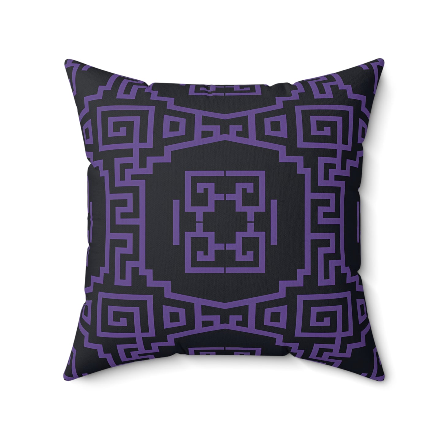 Stylish Geometric Purple Pillow, Modern Cushion, Home Decor Accent, Throw Pillow, Gift for Her, Bedroom and Living Room Decor