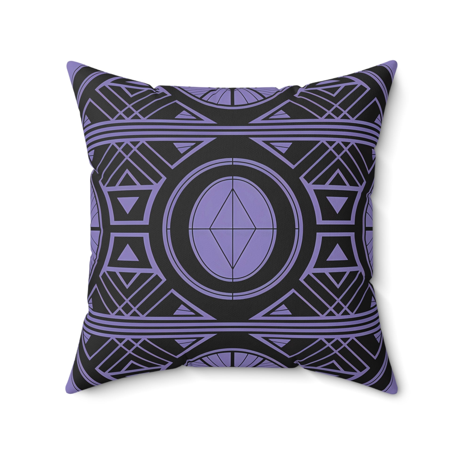 Geometric Purple Accent Pillow | Modern Home Decor, Throw Pillow, Cozy Living Room, Housewarming Gift, Boho Accessories - LOLA VEGAS ART