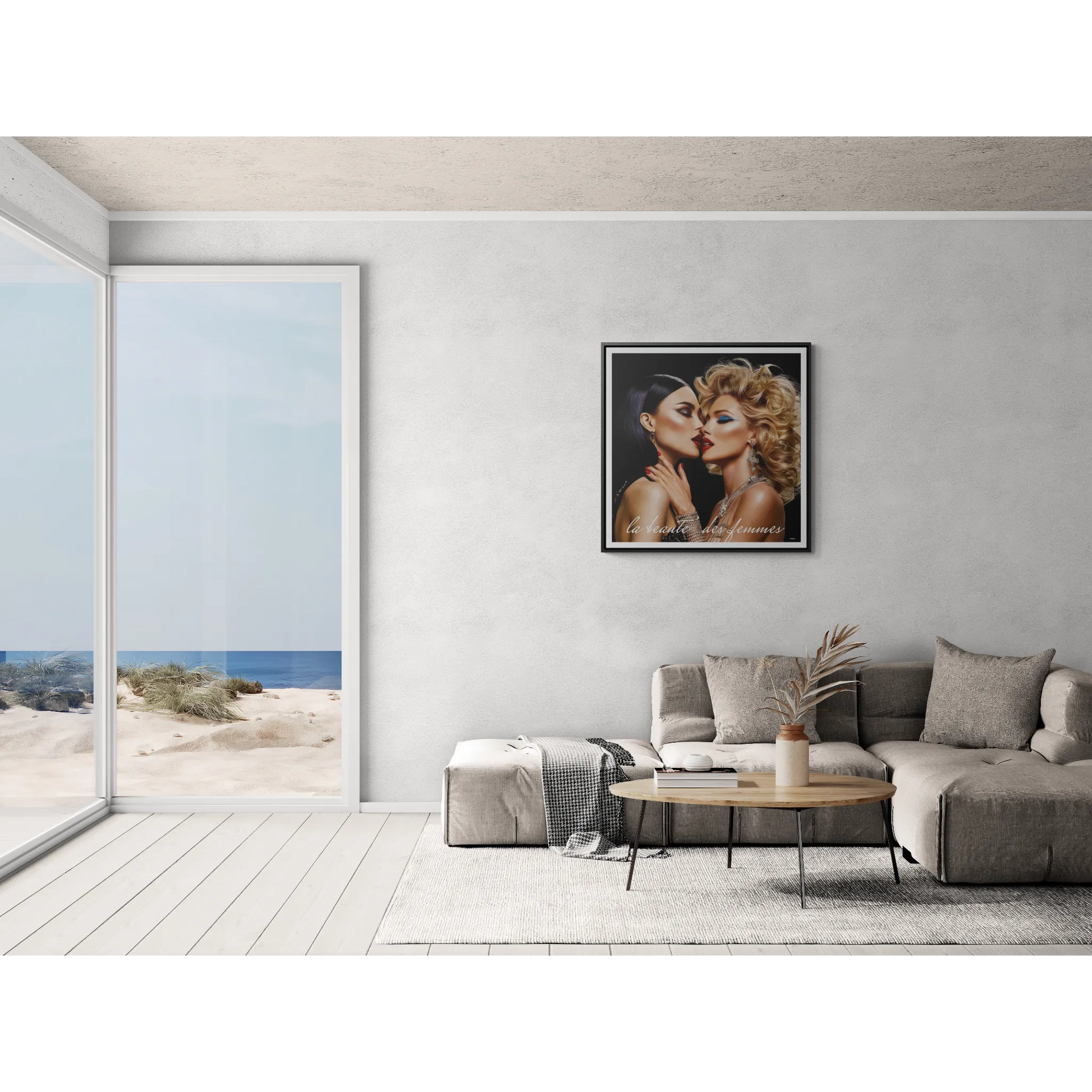 Square Frame Wall Art, Studio 54 Vibe Retro 1970's Glam Girl, Canvas Wrap, Fashionista Gift, Gallery Decor, Fine Art Photo Print - LOLA VEGAS ART