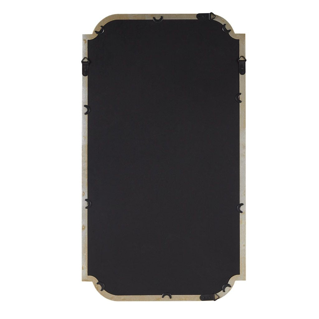 Gold Scalloped Wood Wall Mirror - LOLA VEGAS ART