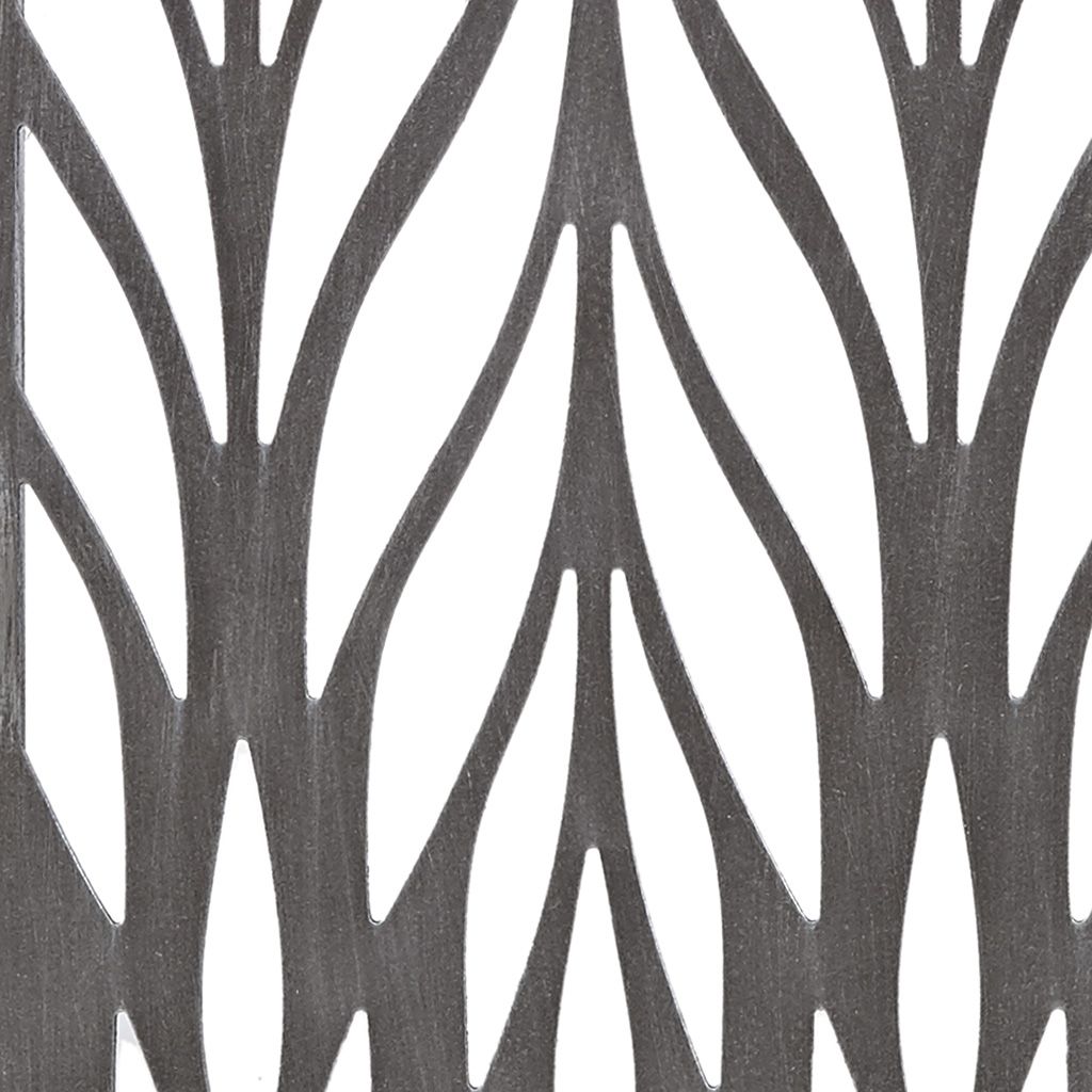Grey Laser Cut Wood 2-piece Panel Wall Decor Set - LOLA VEGAS ART