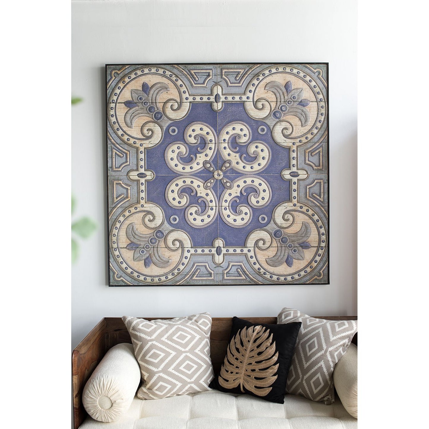 48" x 48" Large Wall Art Panel, Square Wall Decor for Living Room Dining Room Office Bedroom - LOLA VEGAS ART