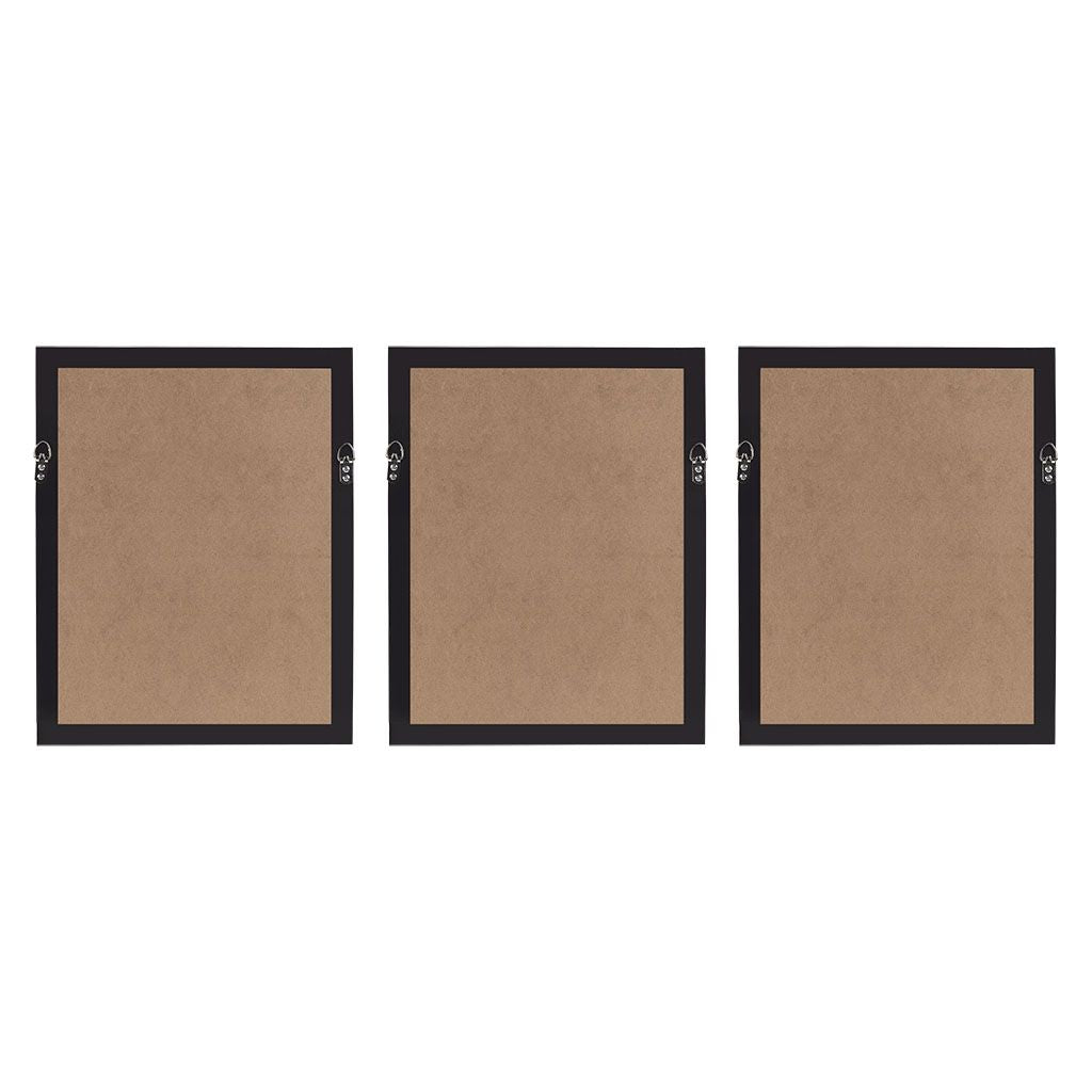 Framed Abstract Coastal Rice Paper 3-piece Shadowbox Wall Decor Set - LOLA VEGAS ART