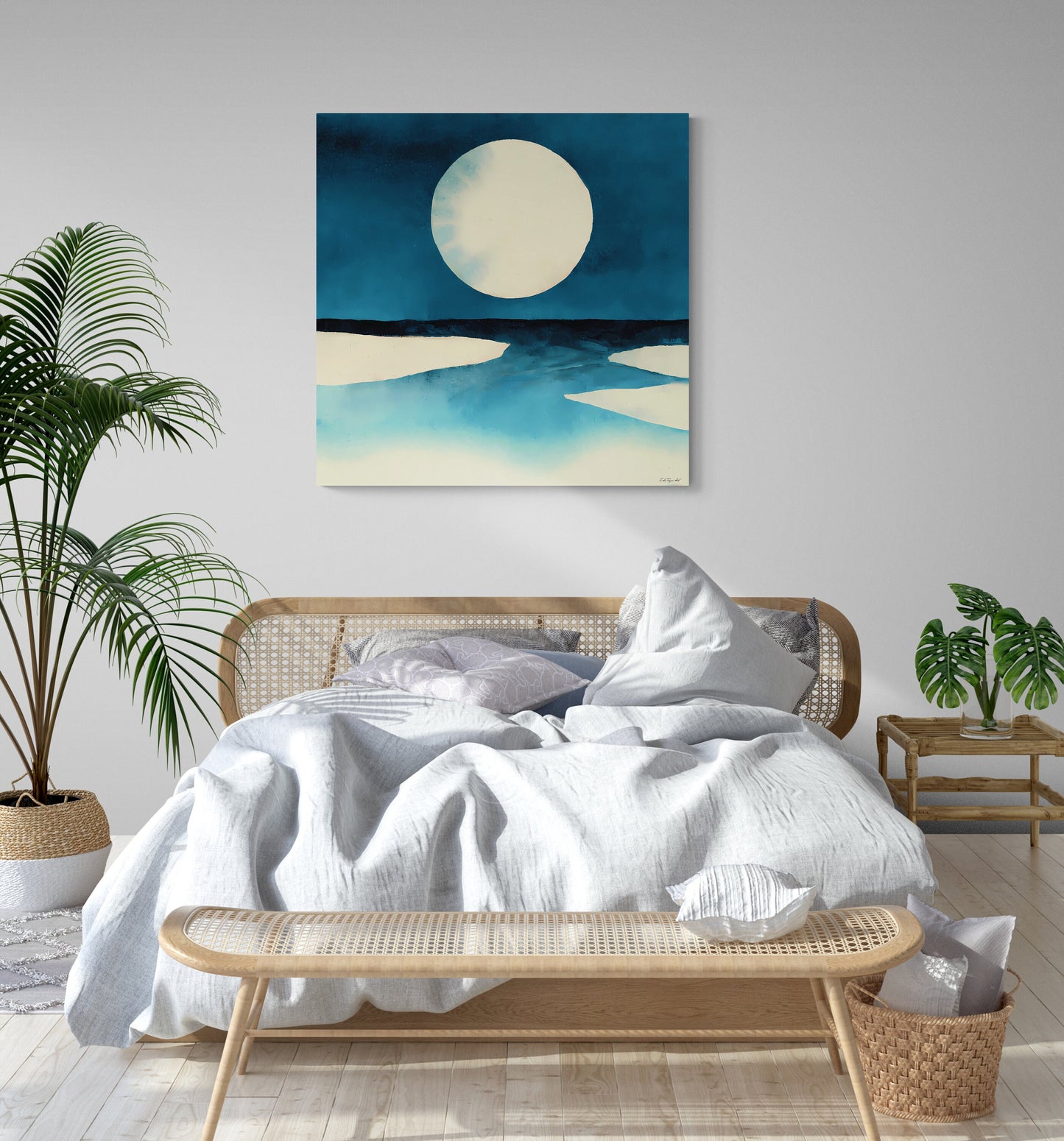 wall art, wall art canvas, wall art dcor, wall art canvas moon, wall art beach, wall art living room, wall art bedroom, wall art ocean - LOLA VEGAS ART