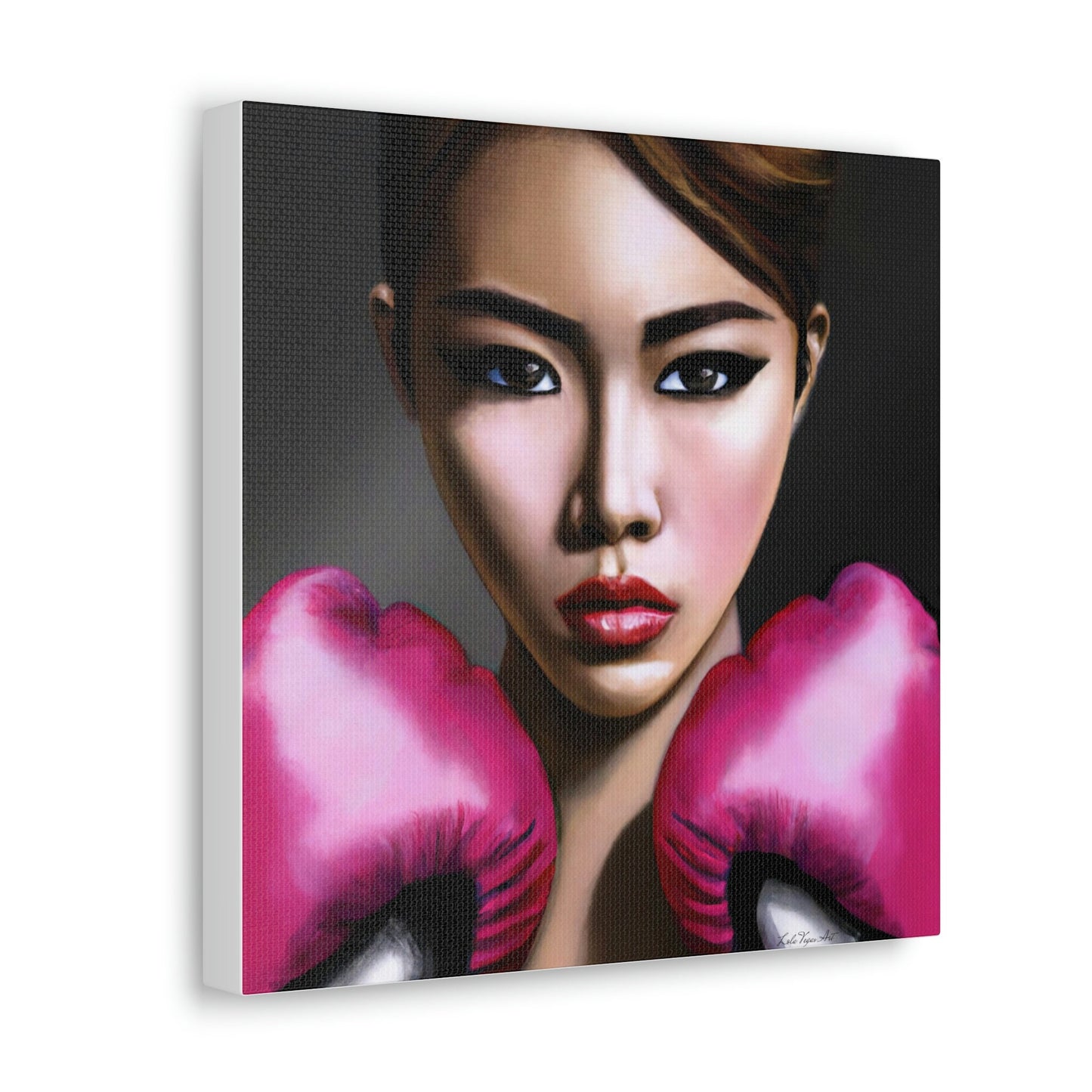 boxing, wall art, wall art canvas, wall art dcor, boxers, asian art, wall art living room, feminist art - LOLA VEGAS ART
