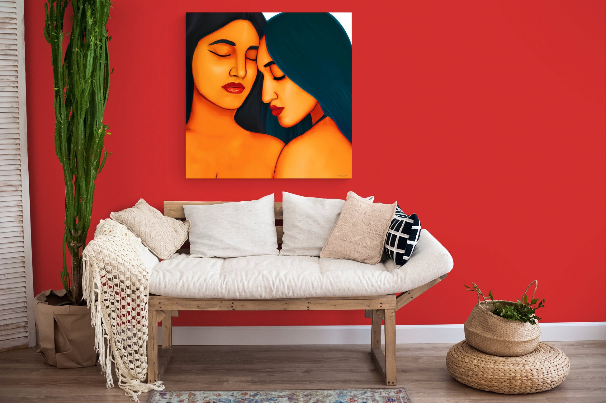 Latina art,romantic wall art, wall art, wall art canvas, wall art decor, woman decor, romantic wall art, wall decor - LOLA VEGAS ART