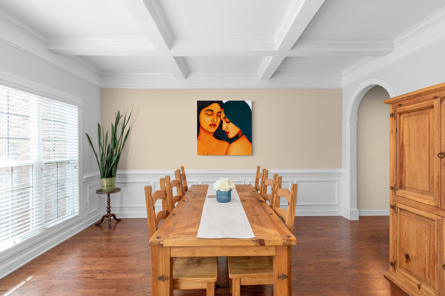 Latina art,romantic wall art, wall art, wall art canvas, wall art decor, woman decor, romantic wall art, wall decor - LOLA VEGAS ART