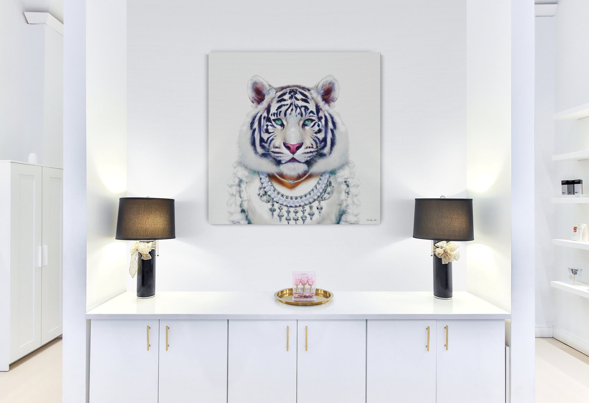 tiger art,  tiger picture, animal art, animal print, wall art, wall art canvas, wall art dcor, tiger decor - LOLA VEGAS ART