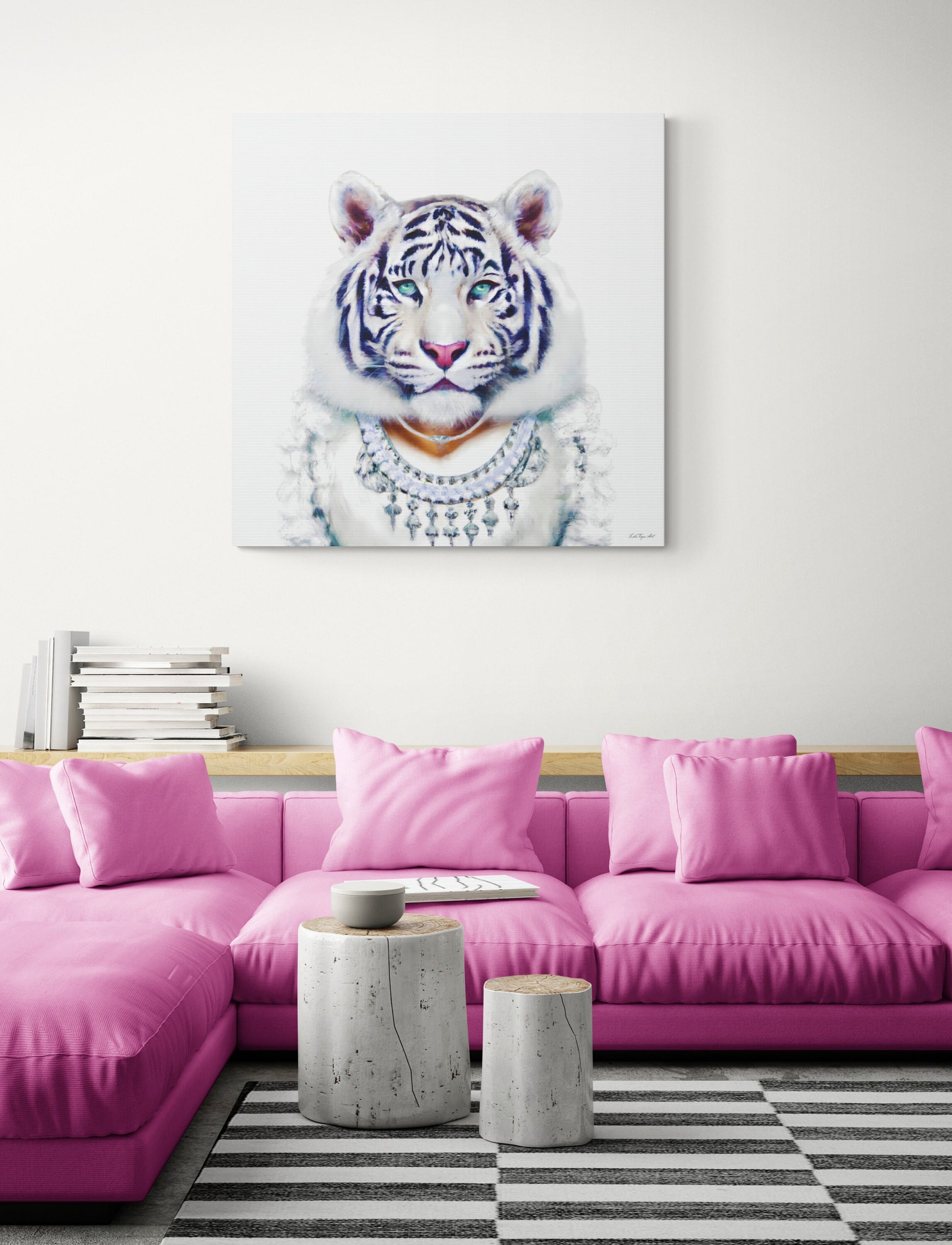 tiger art,  tiger picture, animal art, animal print, wall art, wall art canvas, wall art dcor, tiger decor - LOLA VEGAS ART