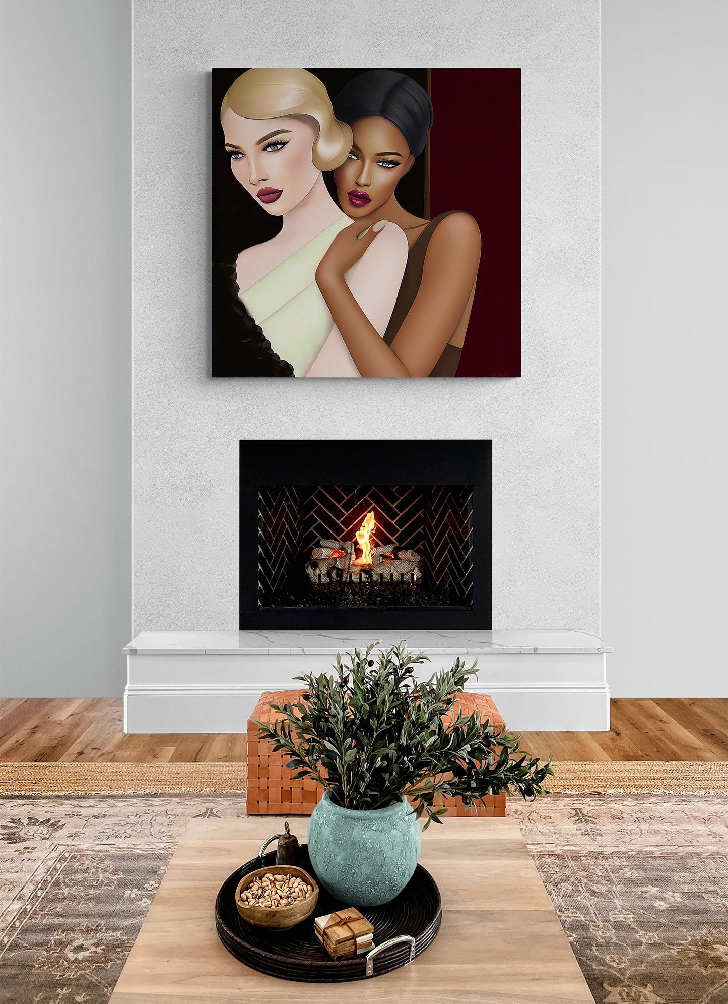 romantic wall art, wall art, wall art canvas, wall art decor, woman decor, romantic wall art - LOLA VEGAS ART