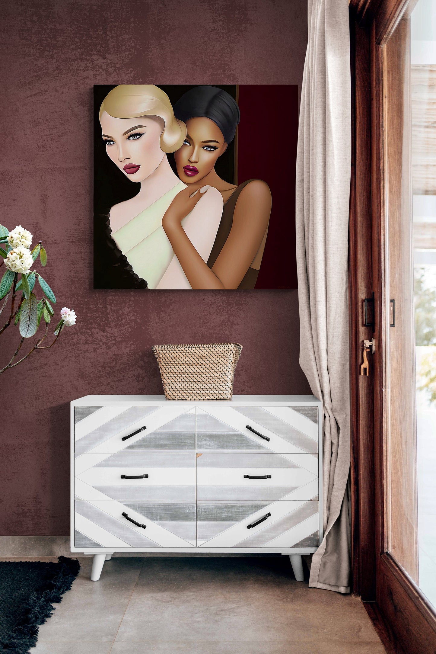 romantic wall art, wall art, wall art canvas, wall art decor, woman decor, romantic wall art - LOLA VEGAS ART