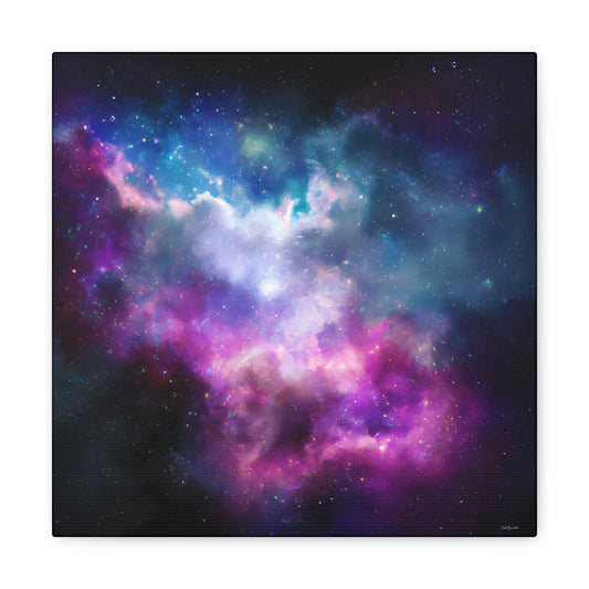 galaxy, space, wall art, wall art canvas, wall art dcor, nebula wall art, astronomy print, outer space, ready to hang - LOLA VEGAS ART
