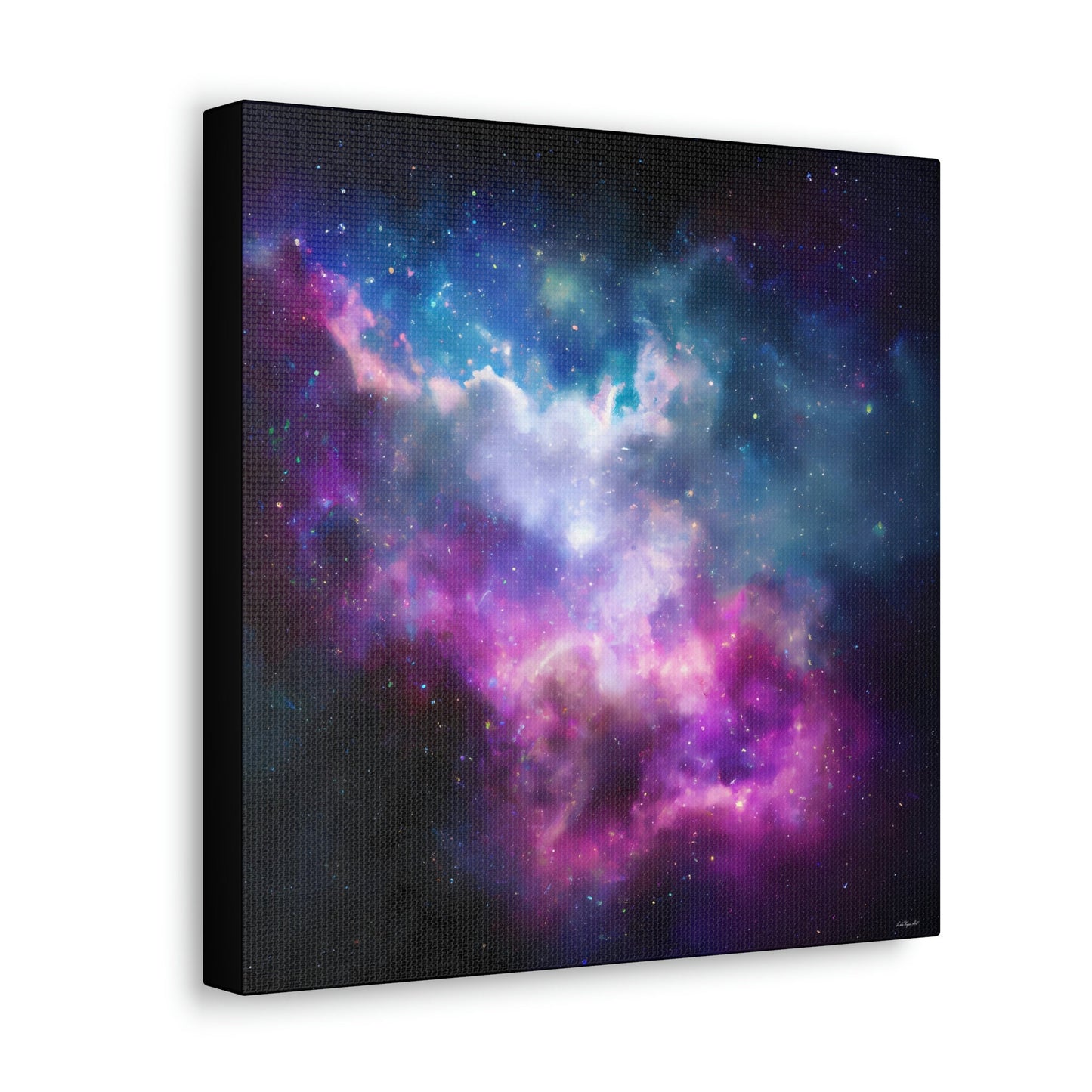 galaxy, space, wall art, wall art canvas, wall art dcor, nebula wall art, astronomy print, outer space, ready to hang - LOLA VEGAS ART