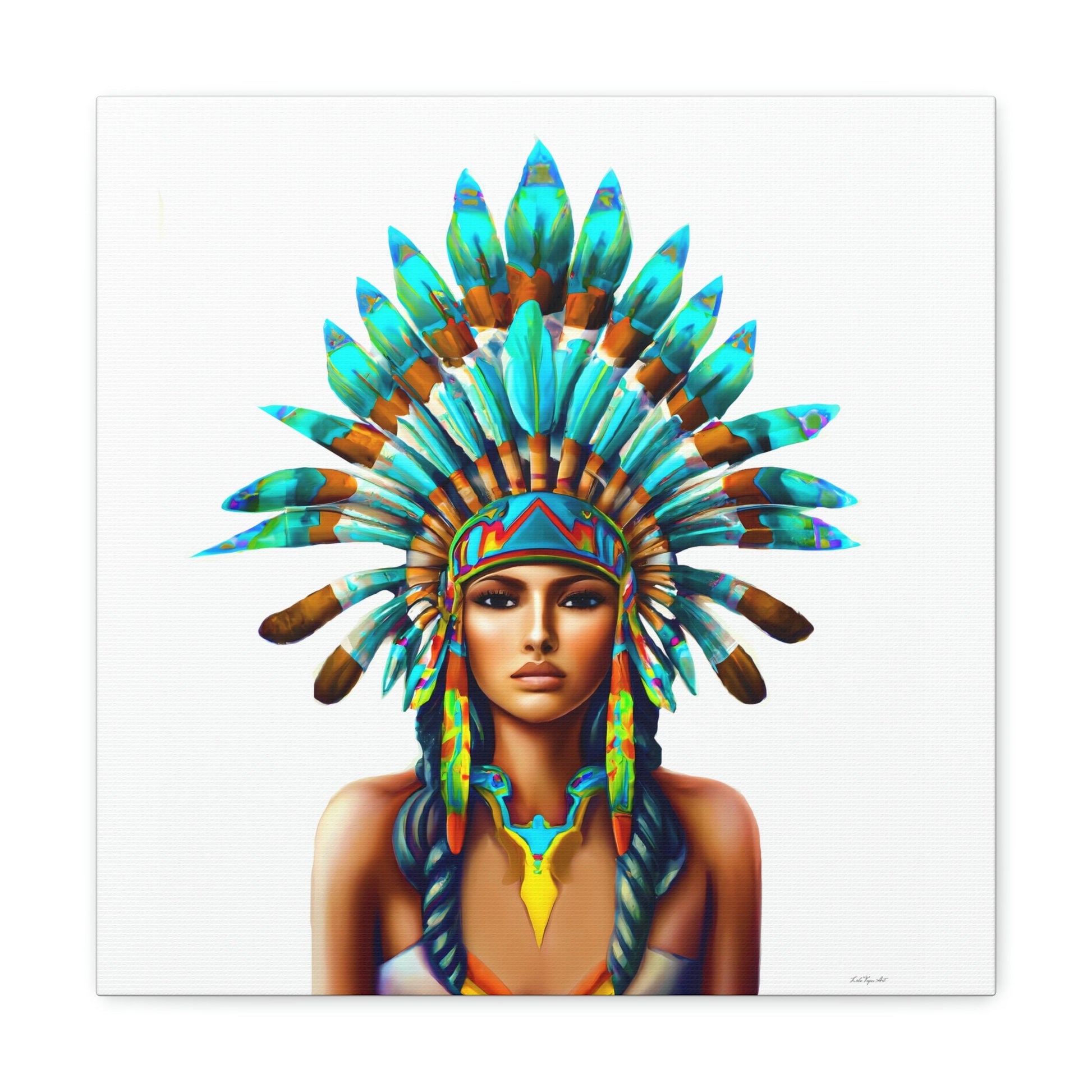 wall art, wall art canvas, wall art decor, wall art prints, wall art living room, art canvas, girl art, wall art women, native american art - LOLA VEGAS ART